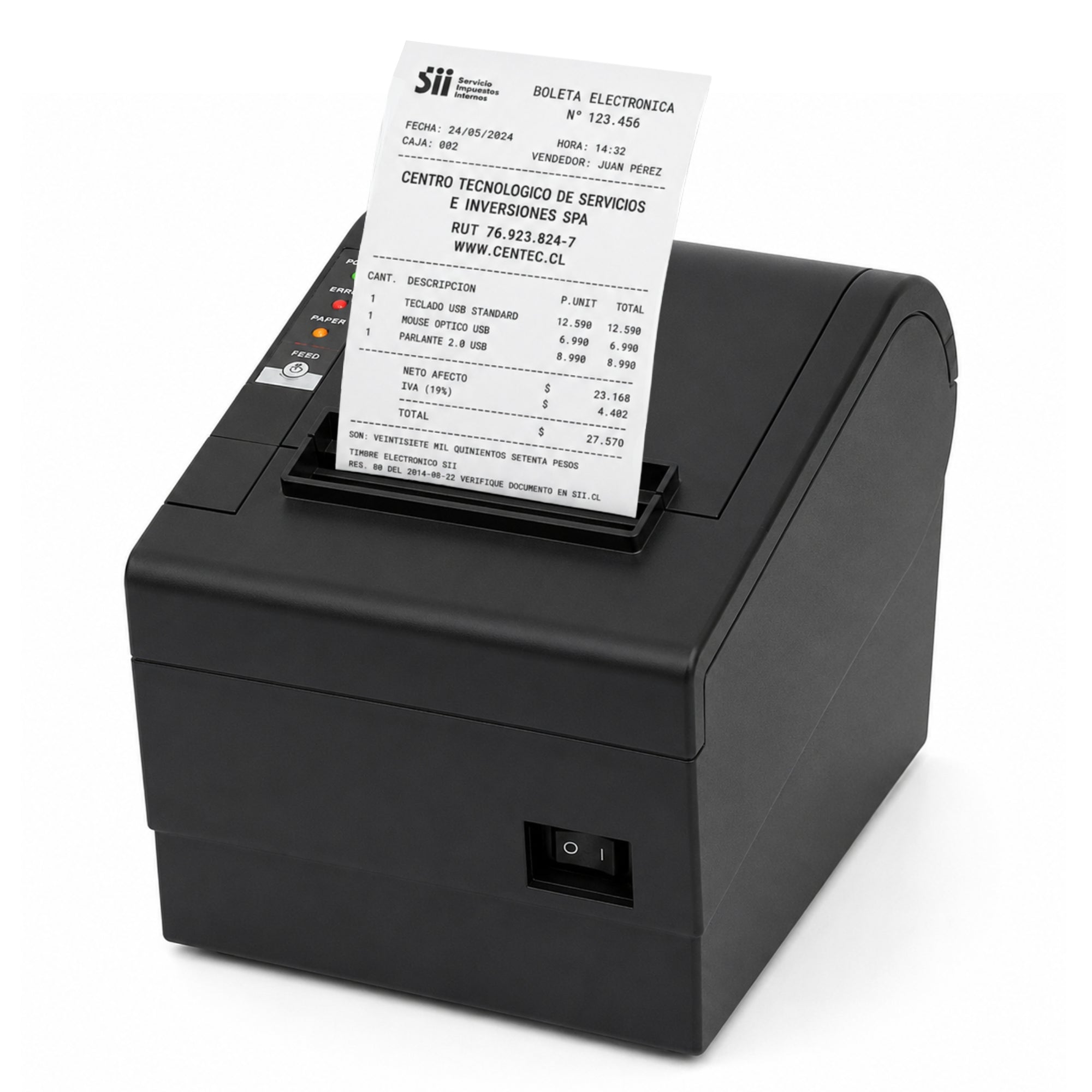 Impresora Térmica Profesional 80MM UTEK USB / LAN UT-PRT8080