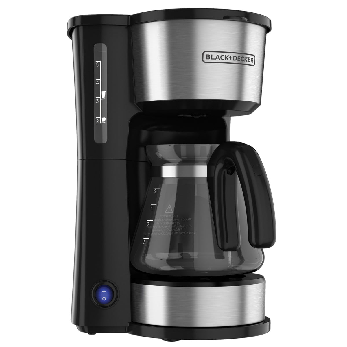 Cafetera Black + Decker 4 En 1 para 5 Tazas + Filtro Permanente
