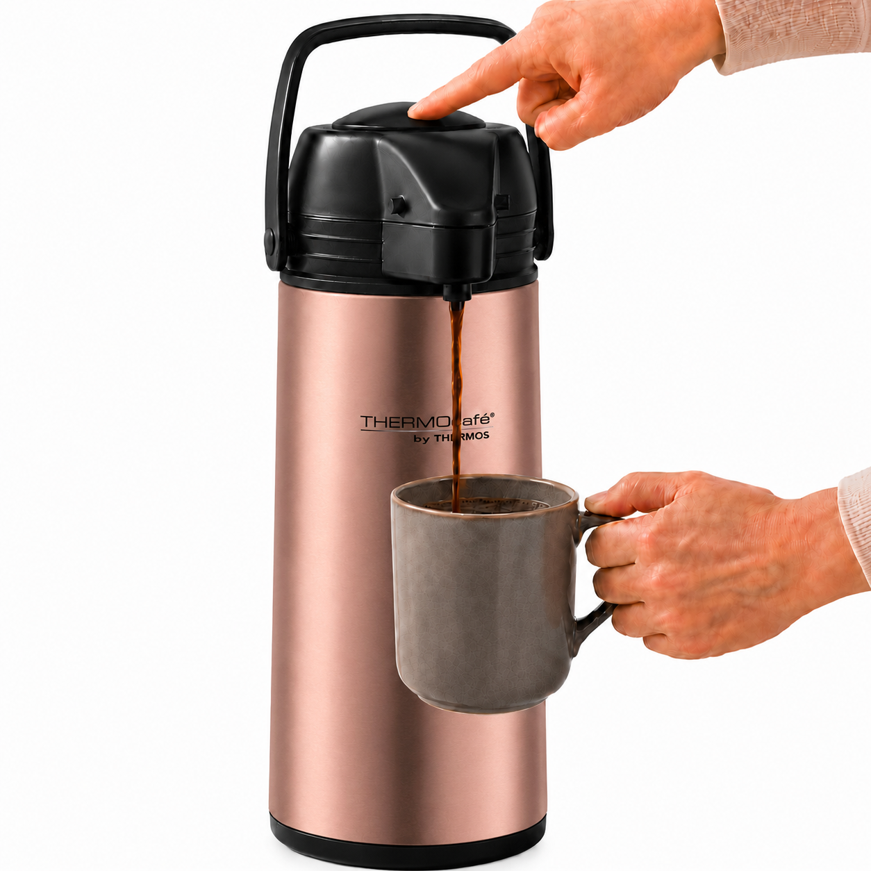 Termo con Sifón para Líquidos 1.9L Thermos JADO-19 Rosa Gold