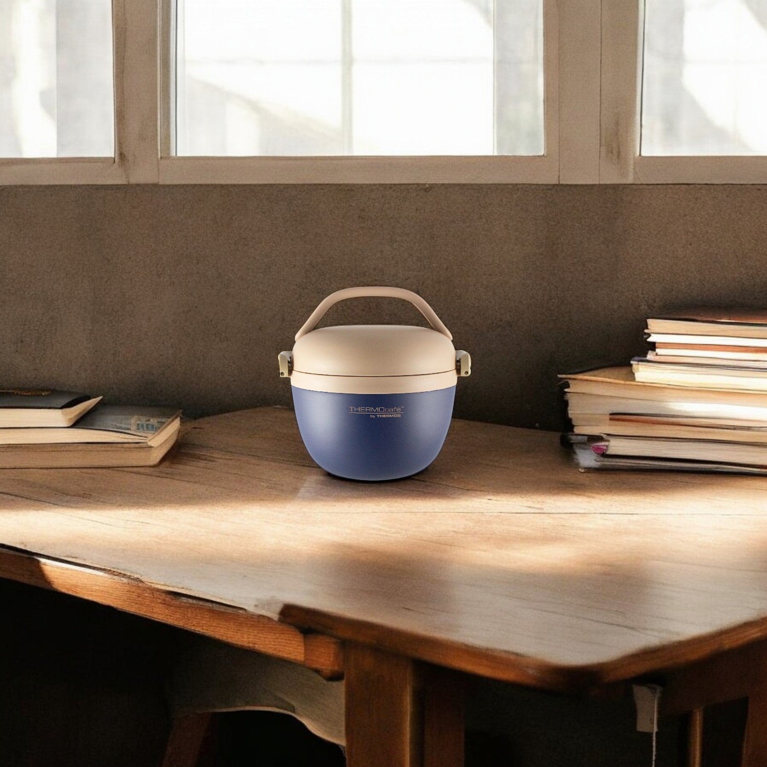 Termo de Comida Inox Blue BS25 Domo 600ML Thermos CRB-600BL3