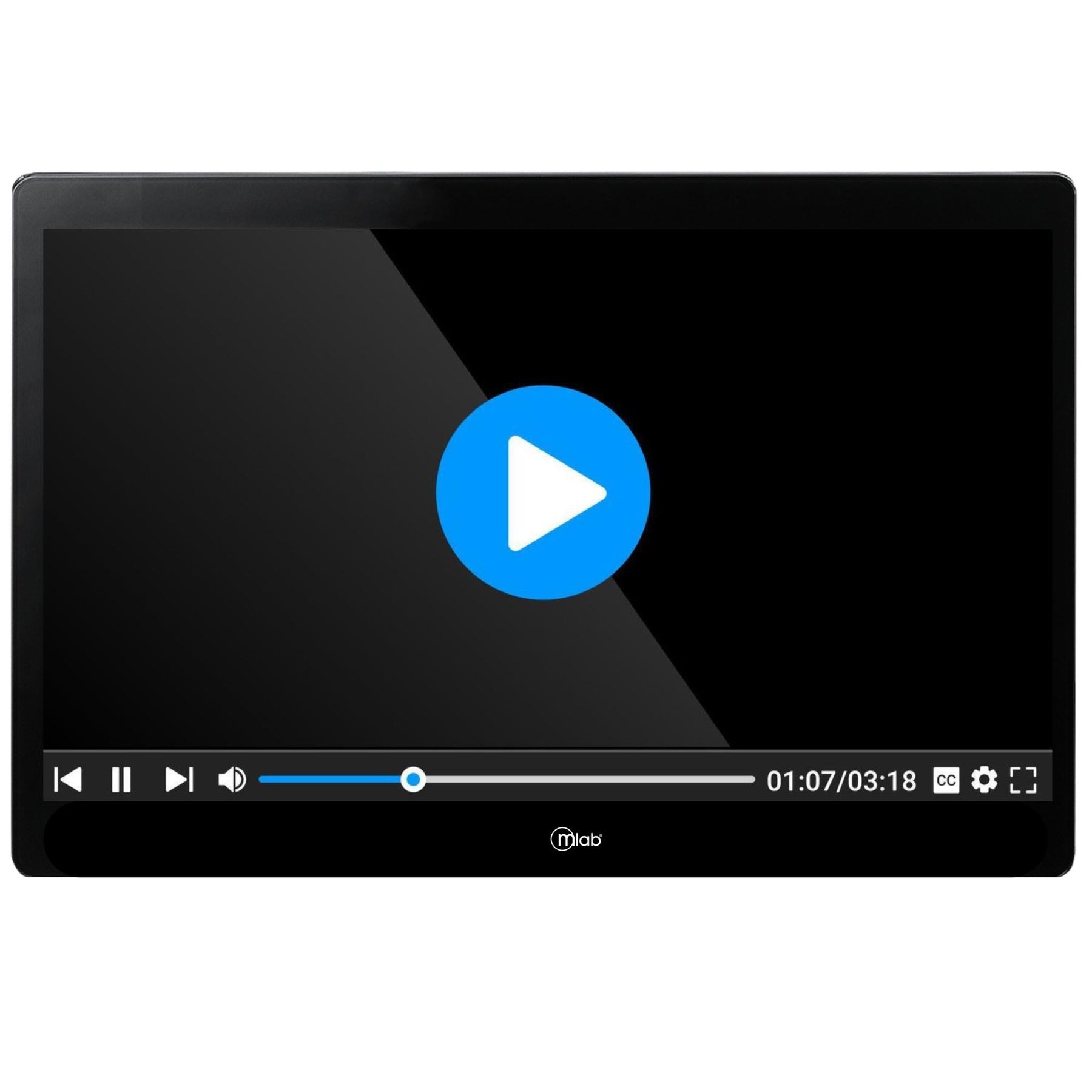 TV Portátil FHD Recargable Señal Digital ISDB-T 14" SLIM BK