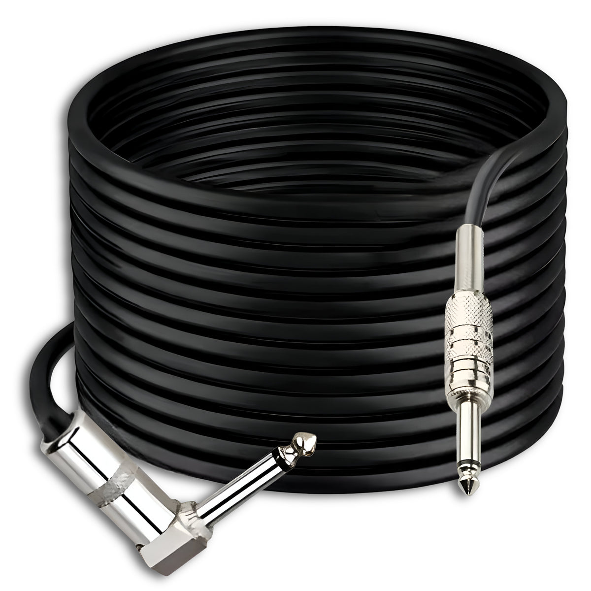 Cable de Audio Jack 6.3mm Macho a 6.3mm Macho 10 Metros en L