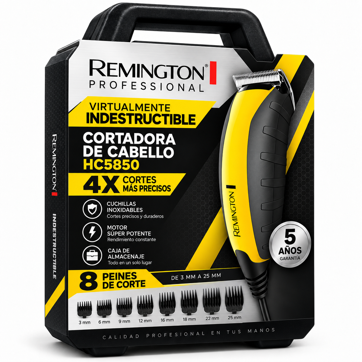 Cortadora De Cabello Remington HC5850 Indestructible 15 Pcs