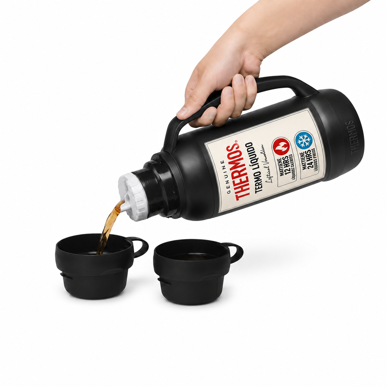 TERMO Para Líquidos 1.8 Litros THERMOS 35-180-C8 Black