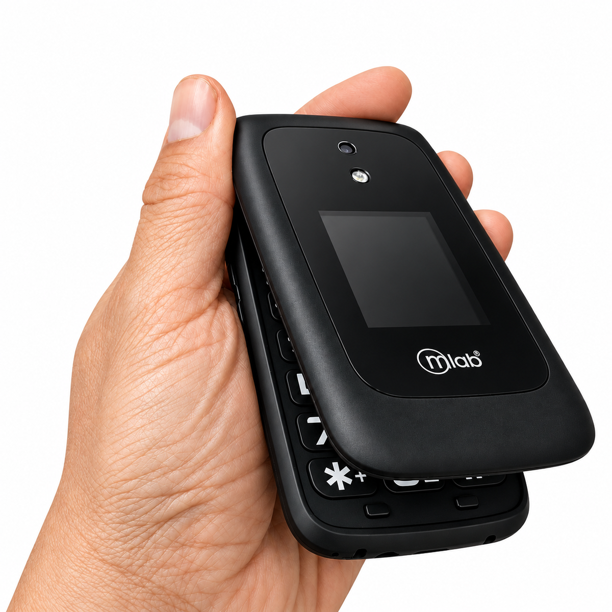 Teléfono Senior Adulto Mayor 4G Almeja con Base de Carga BK