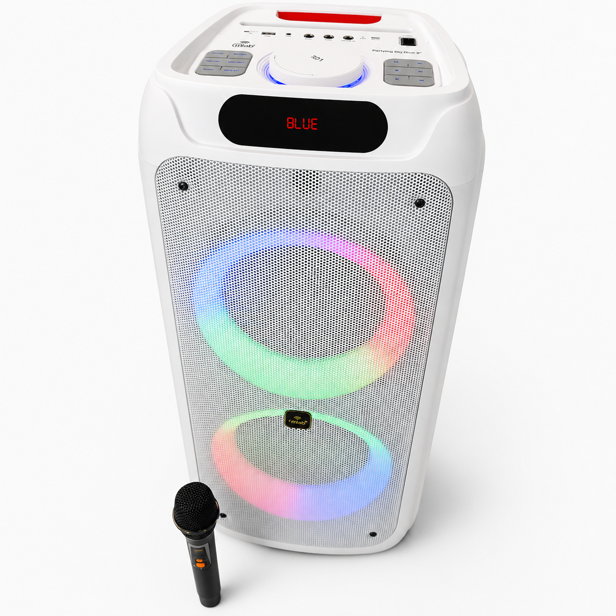 Parlante Karaoke 10" Flaming Power Bass MicWireless 75W RMS