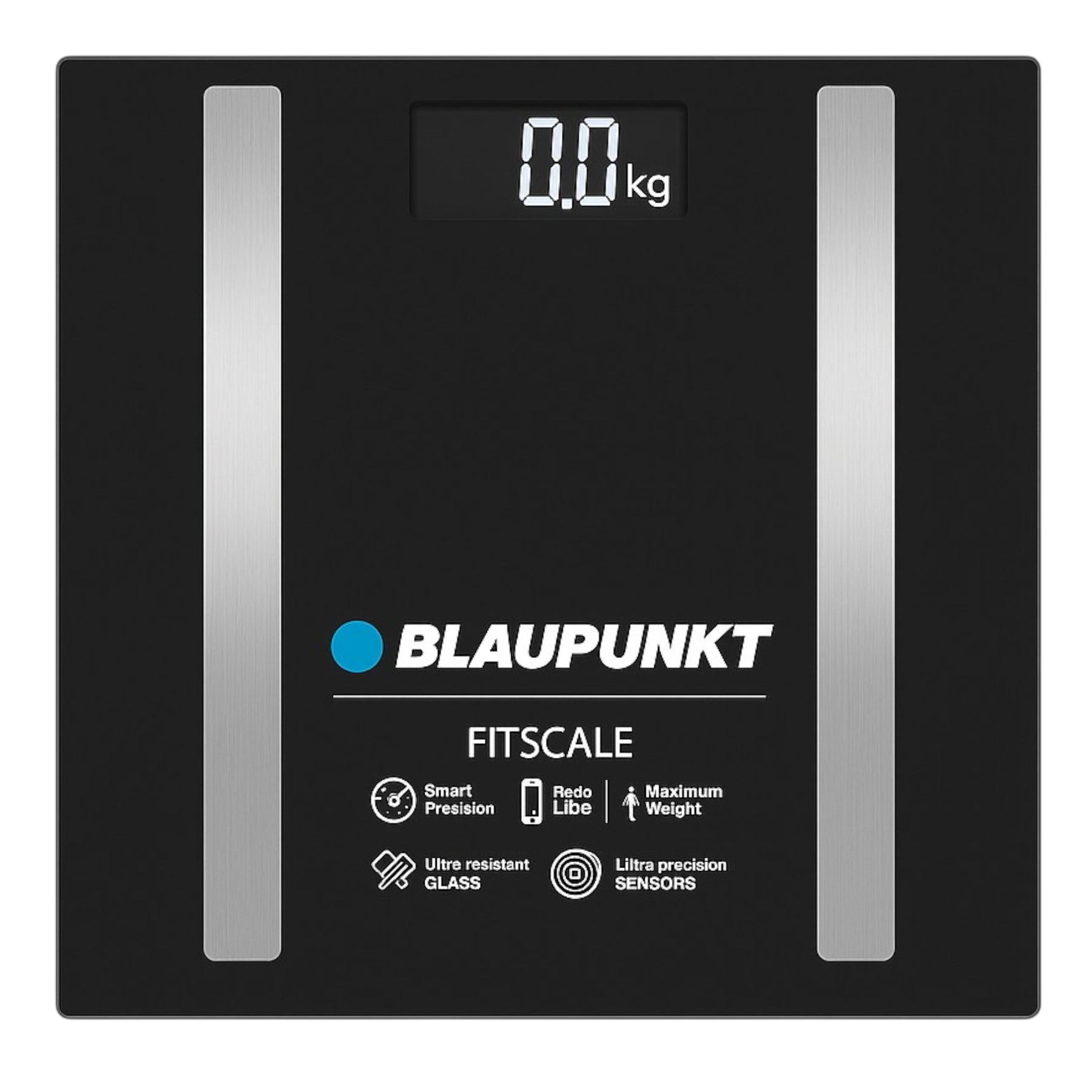 Balanza Digital Corporal Blaupunkt Smart Fit Scale 180K BK