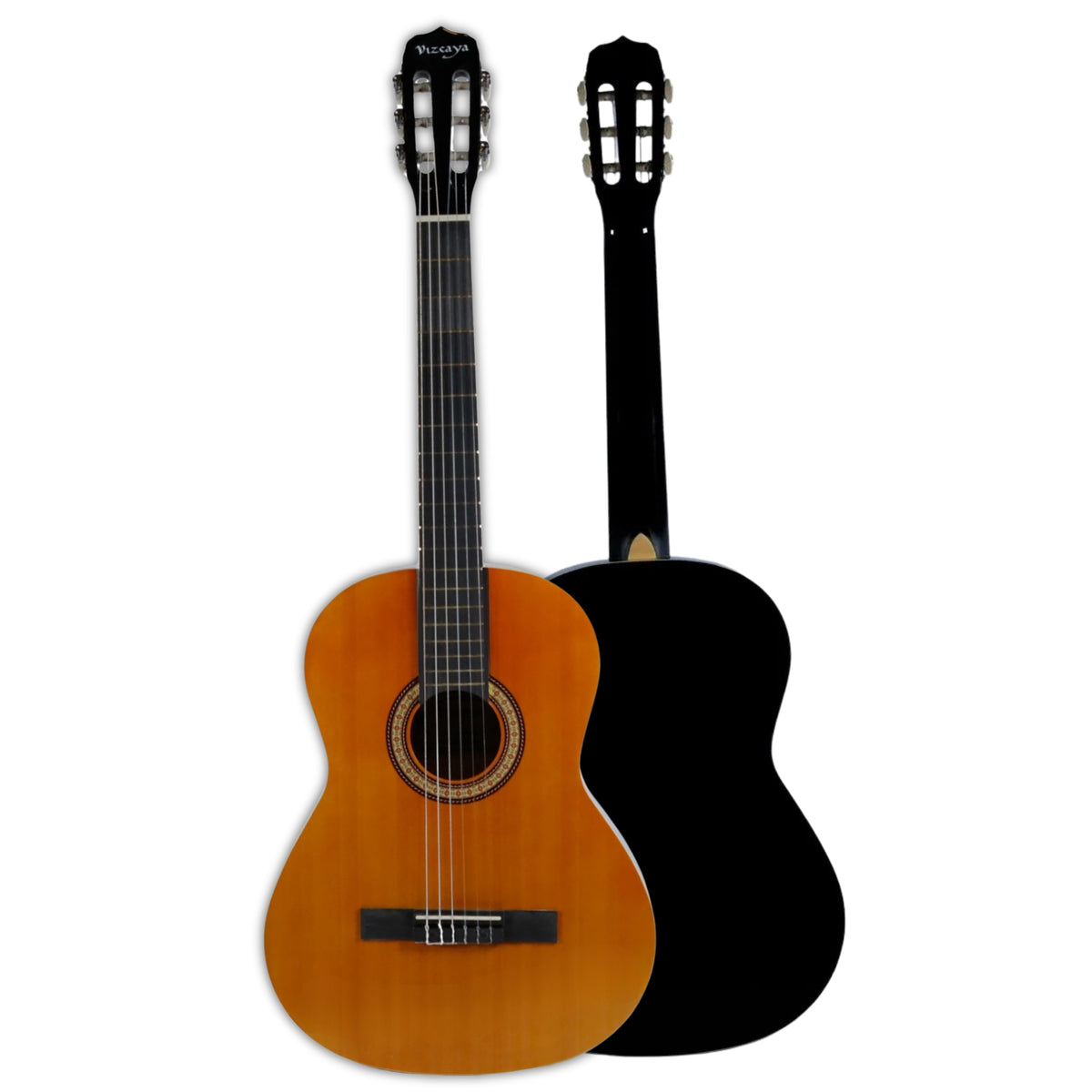 Guitarra Acústica Vizcaya 39" Caramelo Cuerdas Nylon + Funda
