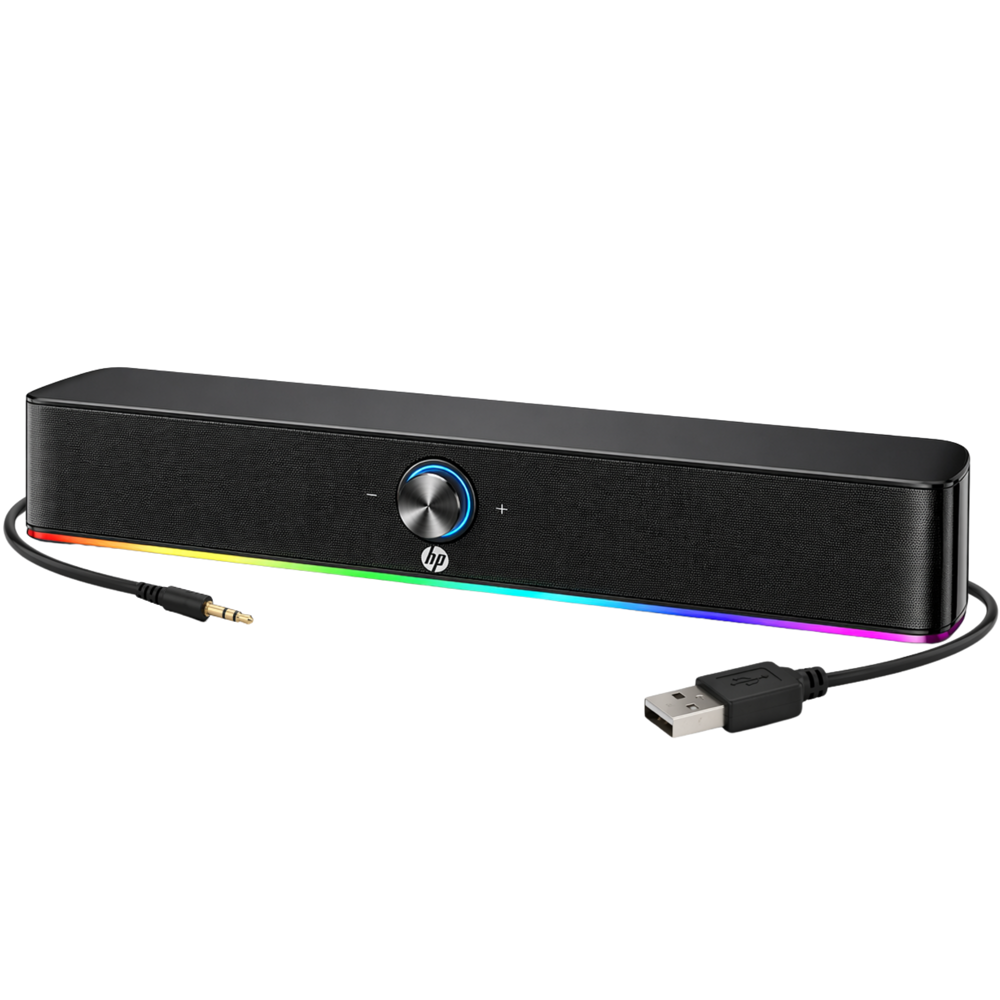 Soundbar HP Multimedia Stereo con Luces Rgb 6 Watts DHE-6003