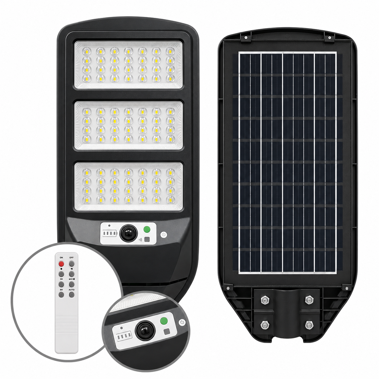 Luminaria Solar Pública High Light LED con Soporte 150W S-02