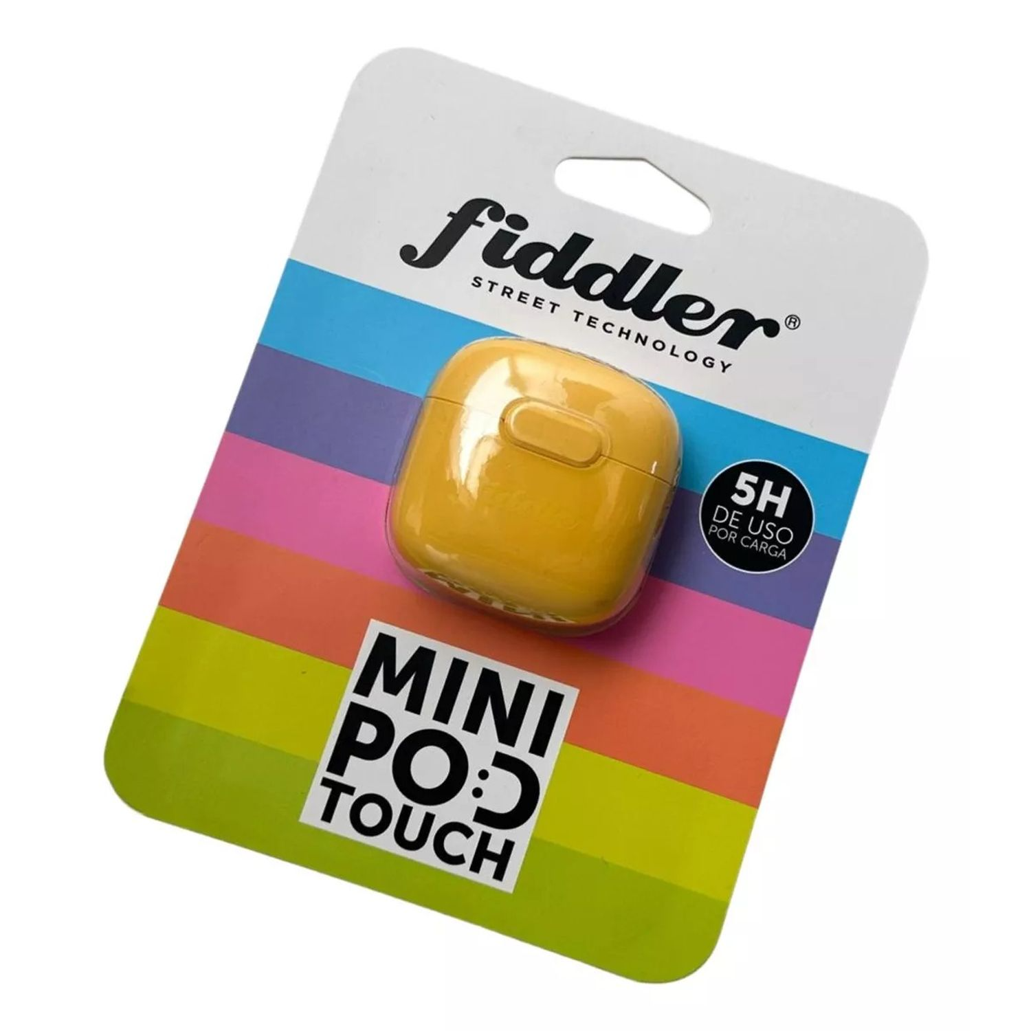 Audifonos In Ear Bluetooth Fiddler Mini Amarillo Android/IOS