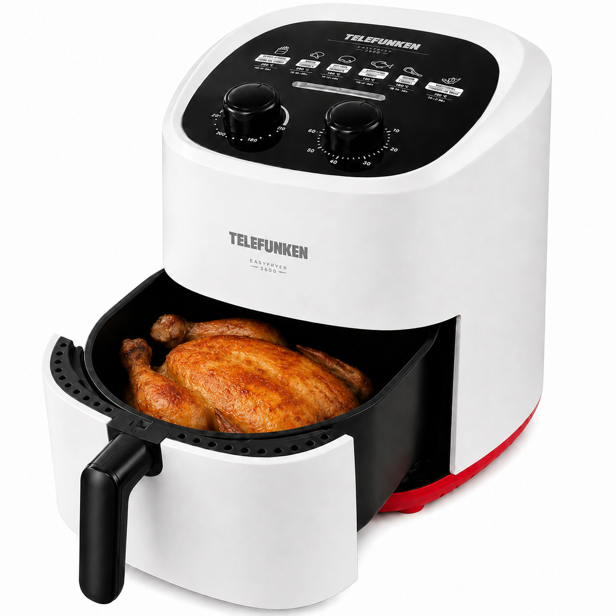 Freidora de Aire TELEFUNKEN 1400w EasyFryer 3.6 LT 200° Max