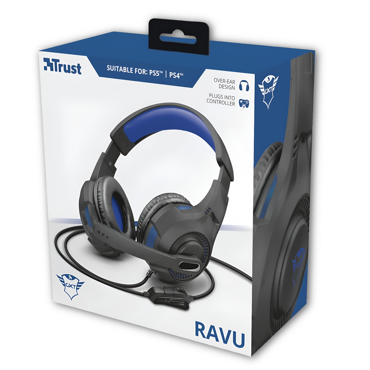Audifonos para Play Station y PC  Trust Gxt 307 Ravu Blue