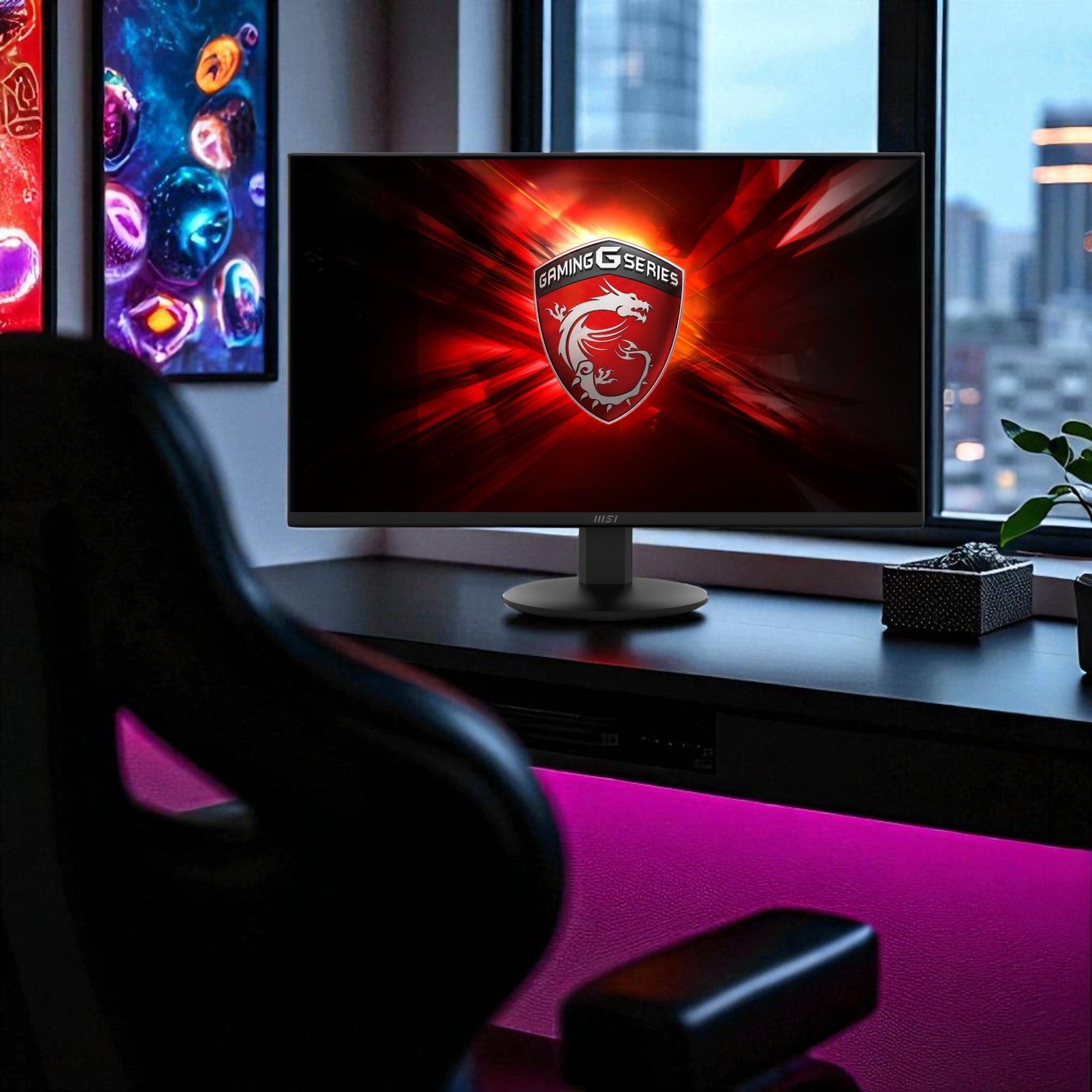 Monitor Gamer MSI PRO 27" Full HD 100HZ+ HDR Ultra Light IPS