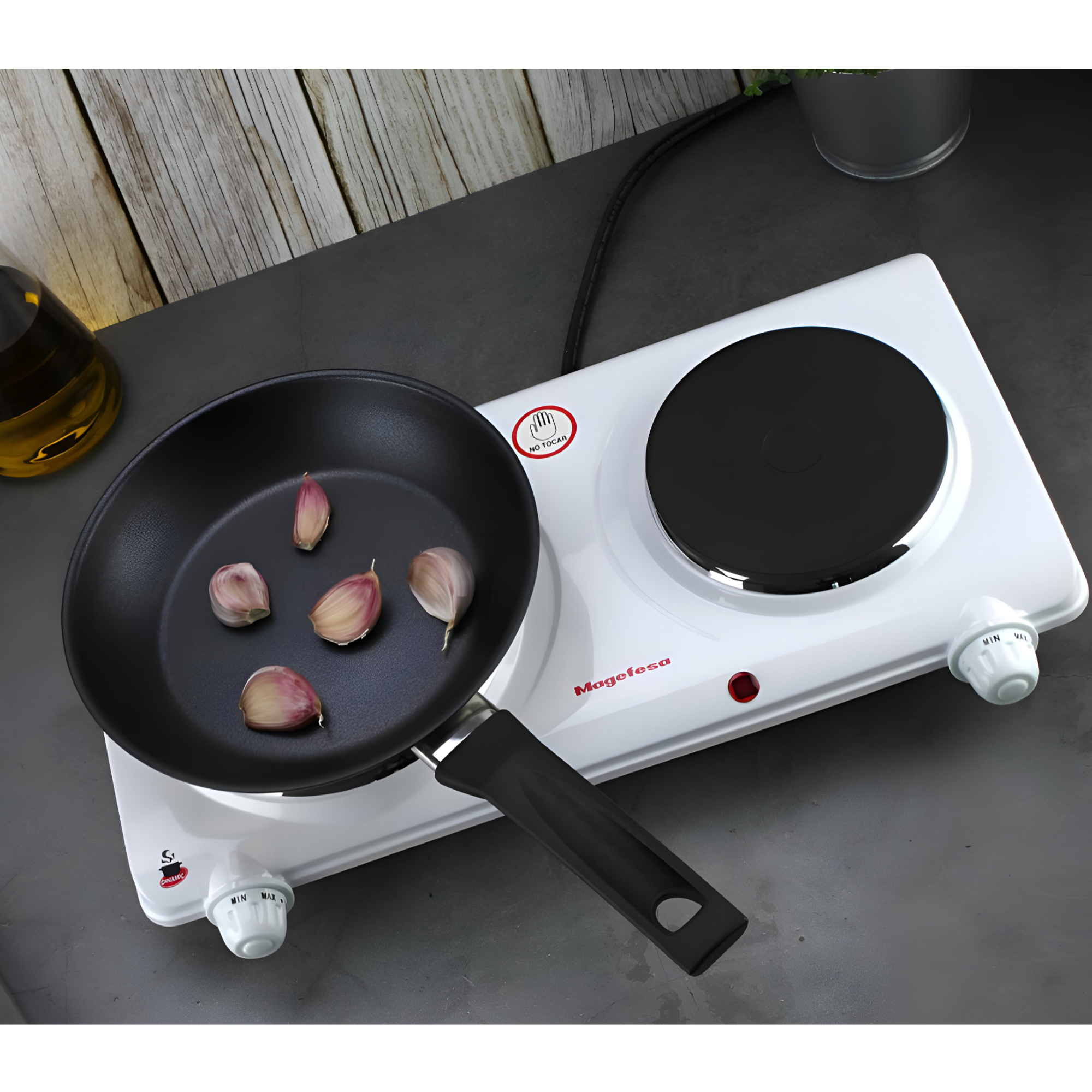 Cocina Eléctrica Multifuncional Magefesa Dual Plate MGF8023