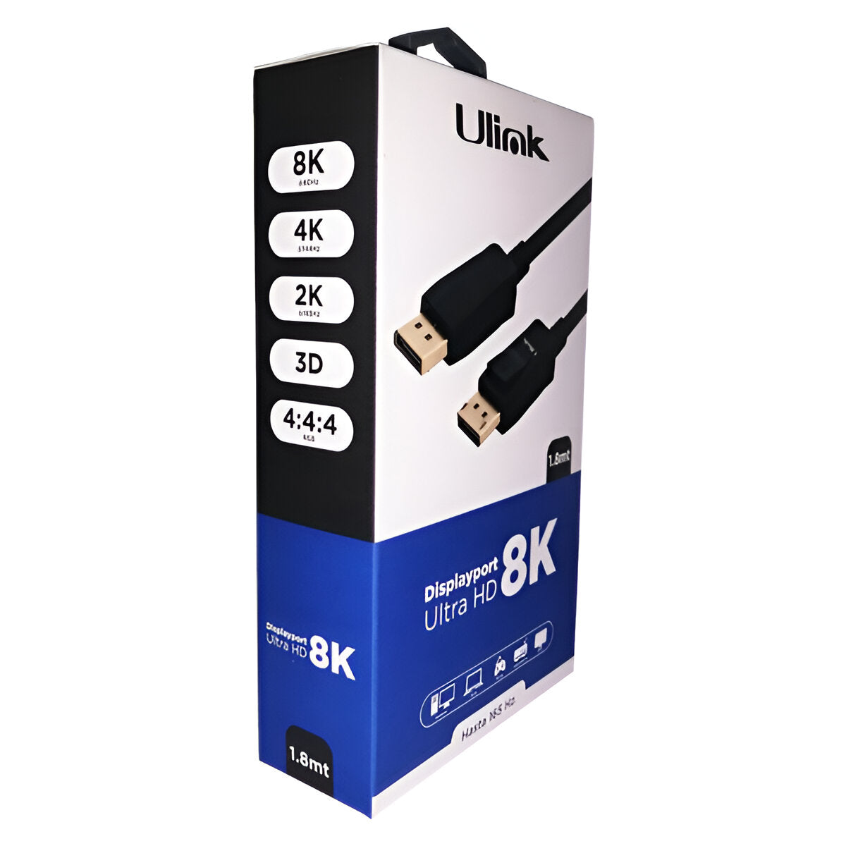 Cable Ulink Display Portultra Hd 8k Macho A Macho 1.8MTS 0150176