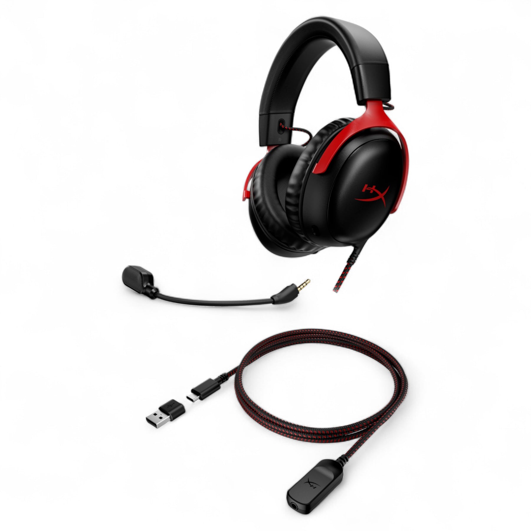 Audífonos HyperX Cloud III USB Comfort Multiplataformas RED