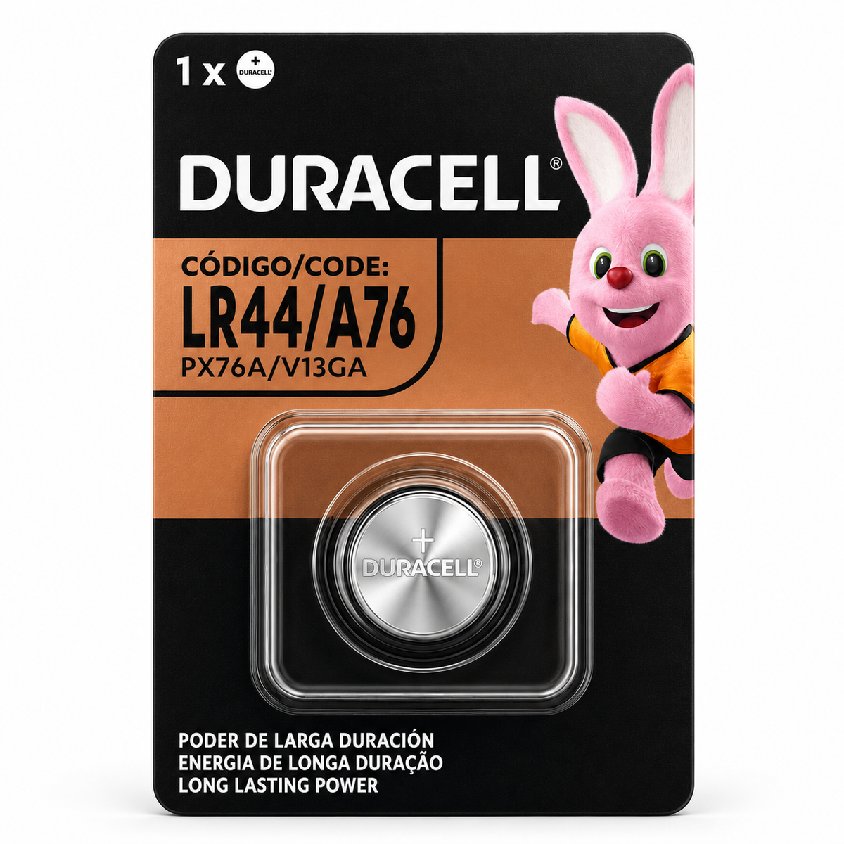 Pila Duracell Especial Alcalina LR44/ A76/ PX76A/ V13GA 1.5V