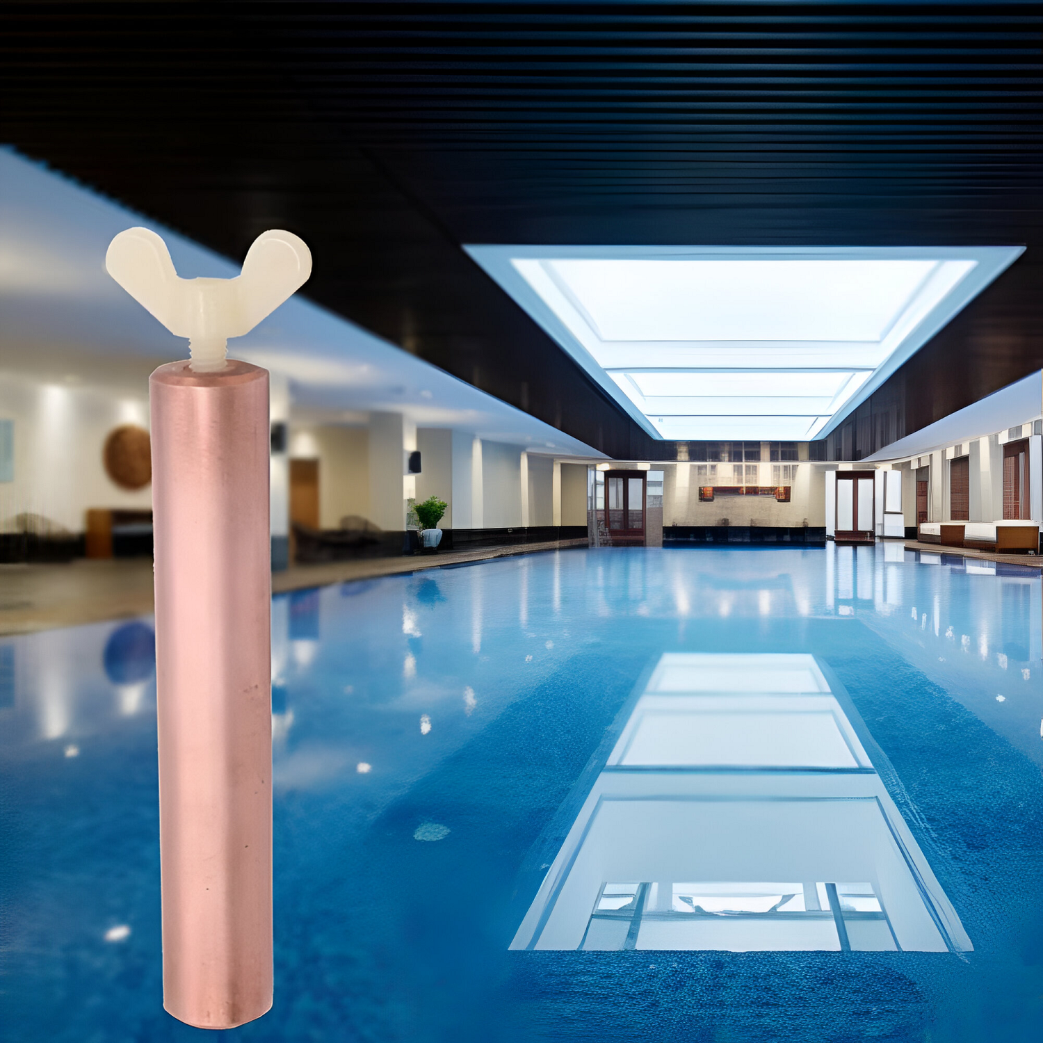 Barra de Cobre Ánodo Para Ionizadores de Piscina 100% Cobre