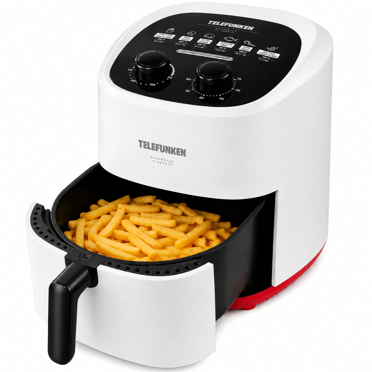 Freidora de Aire TELEFUNKEN 1400w EasyFryer 3.6 LT 200° Max
