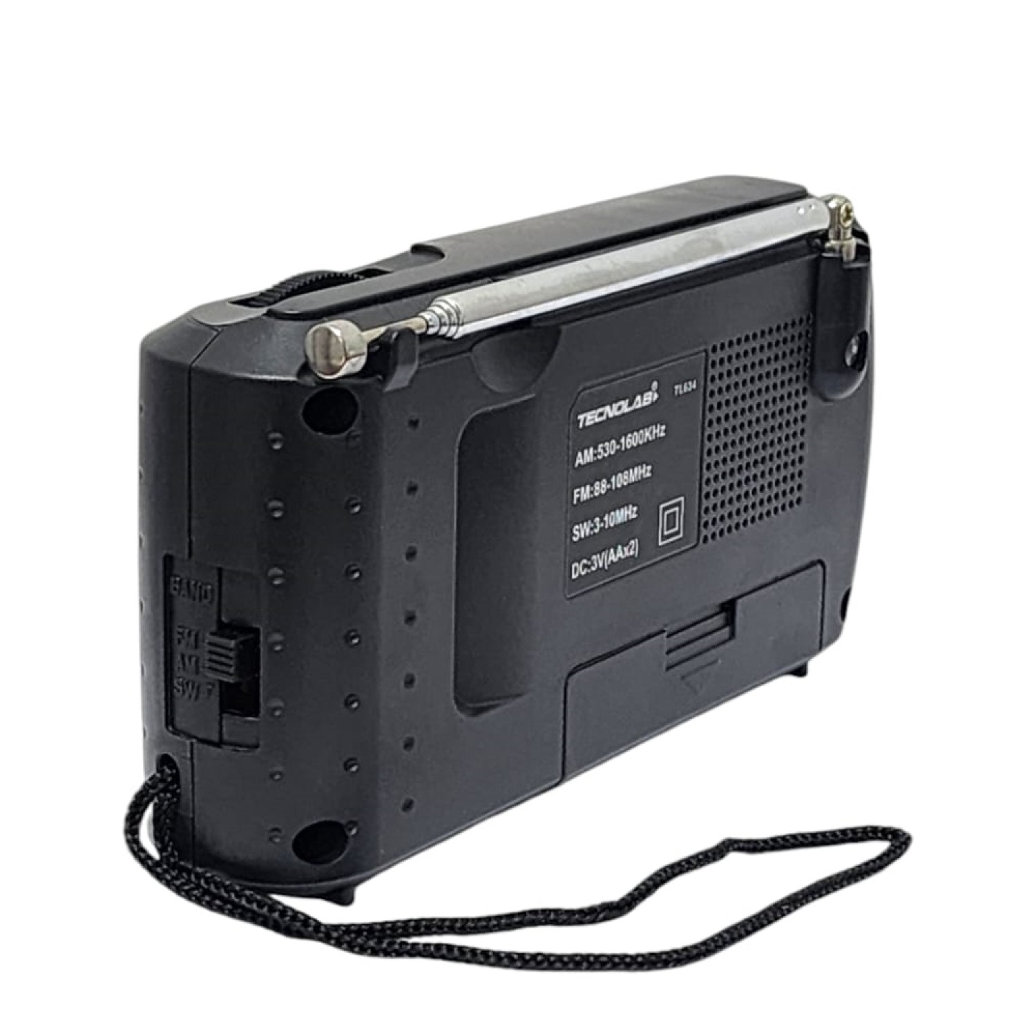 Radio Portátil de Bolsillo Multibandas AM/ FM / SW TL634