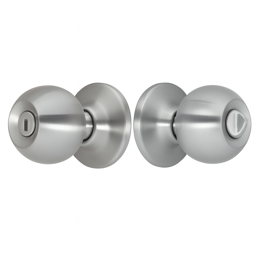 Pack de 2 Cerraduras de Baño Doncan Pro de Acero Inoxidable