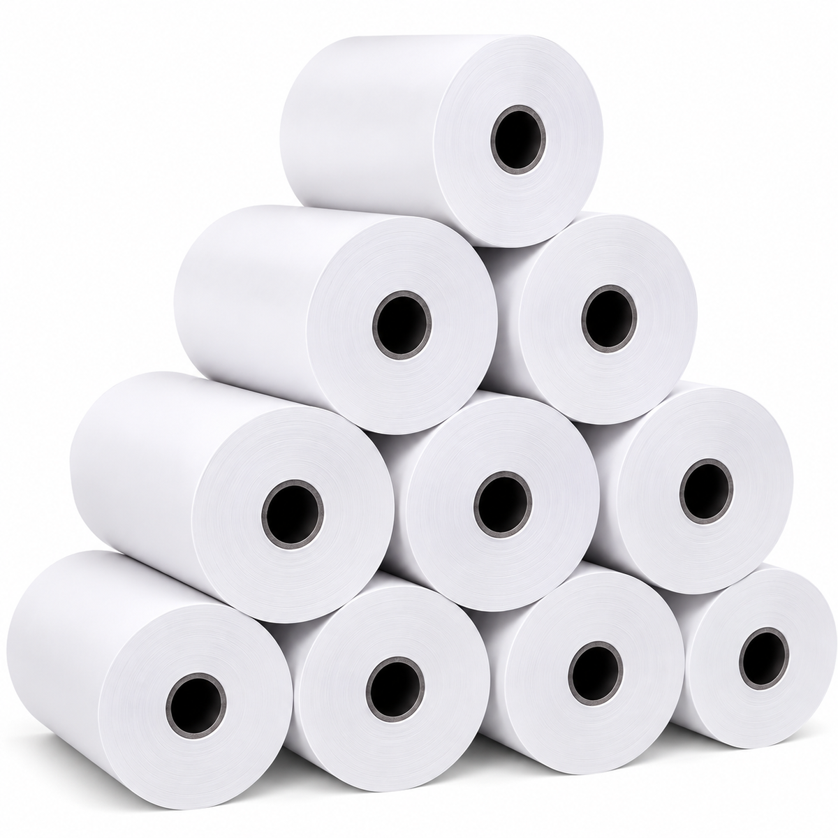 Pack de 10 Rollos Térmicos 57mmx30mm Estándar Maquinas POS