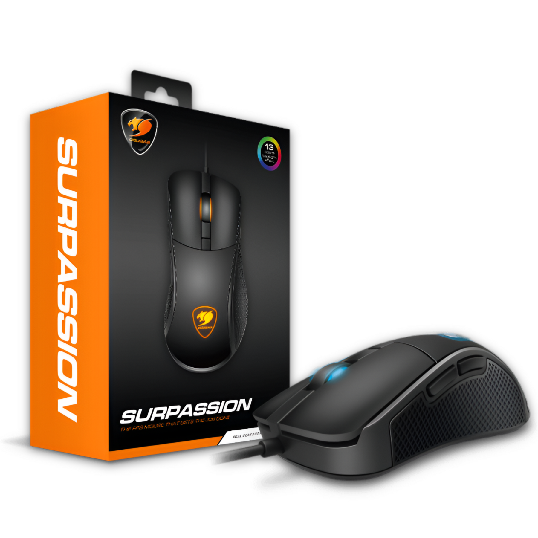 Mouse Gamer Cougar Surpassion + LCD Regulador DPI y HZ