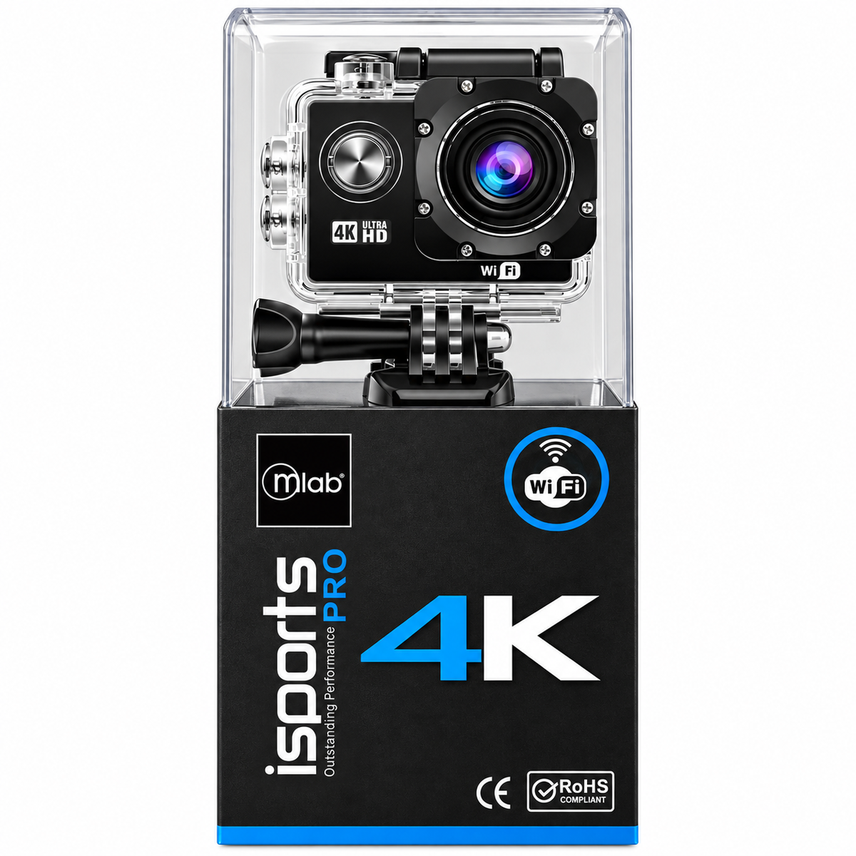 Cámara Deportiva 4K Waterproof Ultra HD ISPORT Wifi - 8962