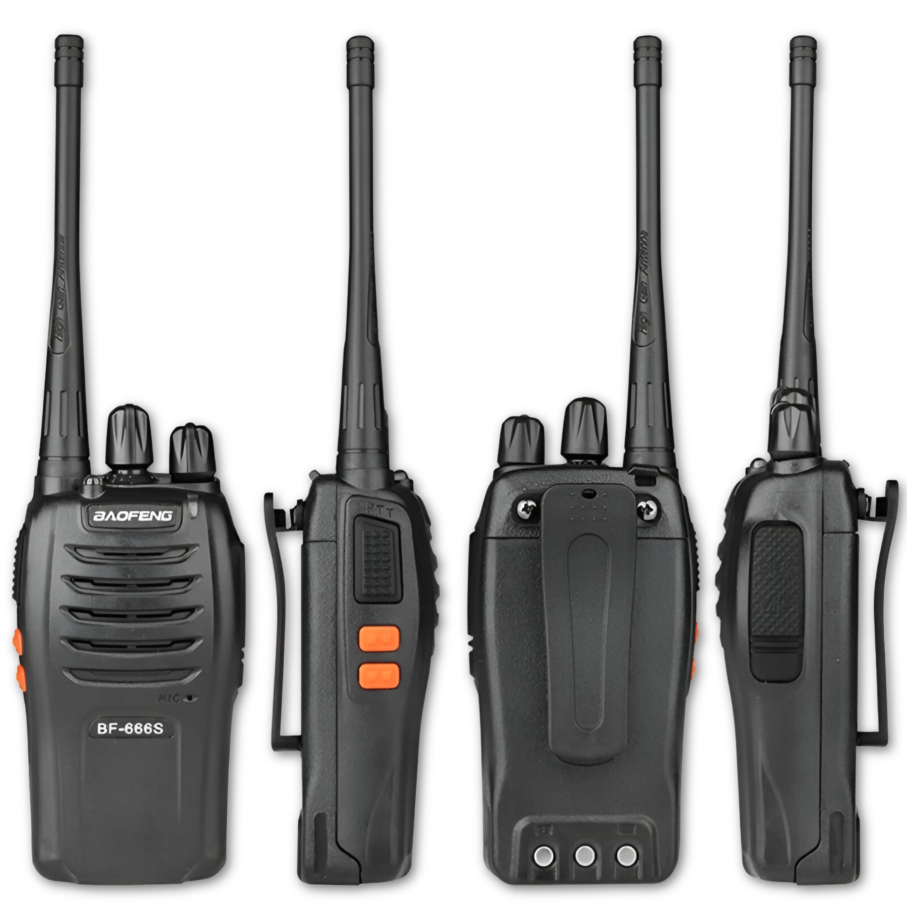 Kit de Radios Intercomunicadores Walkie Talkie 16 Canales BF