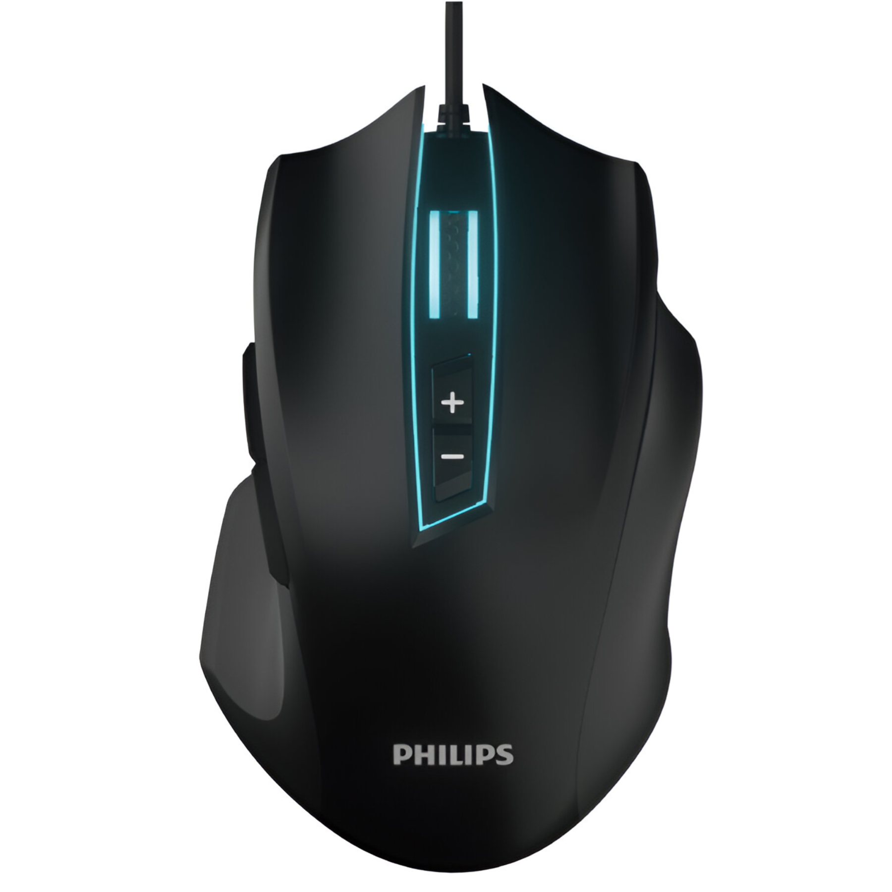 Mouse para Gamers Philips G201 Full RGB 4000 DPI - 9 Botones