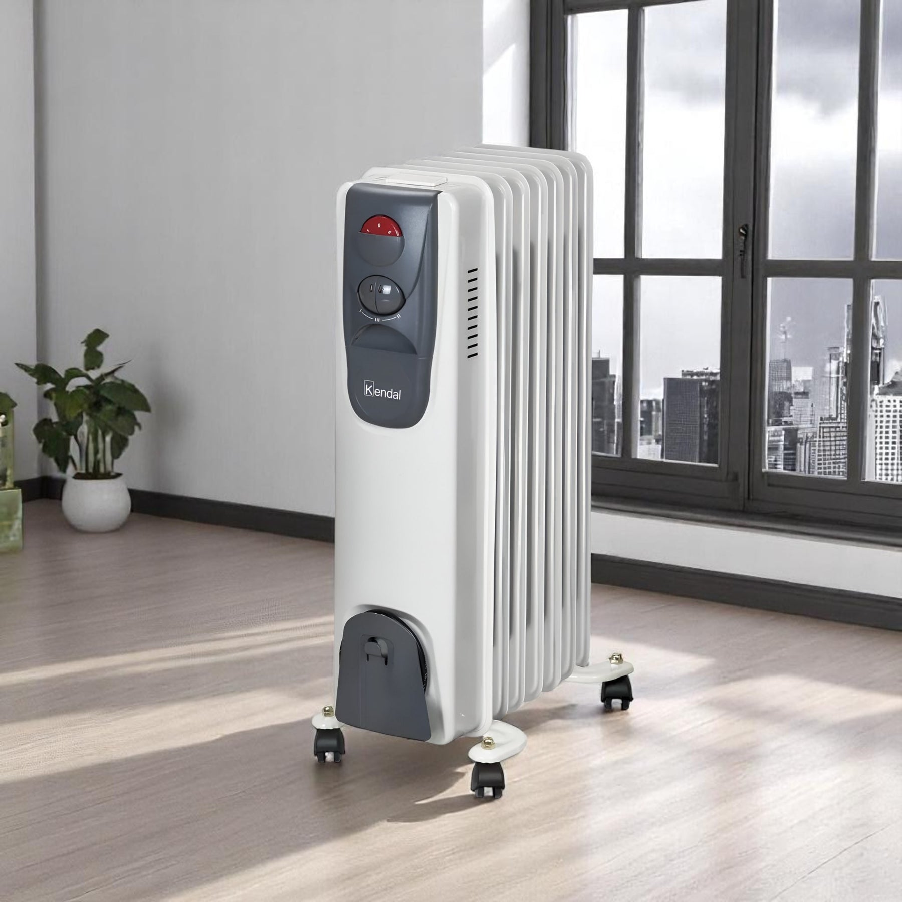 Calefactor Kendal OLEO 1500W Ajustables KO-15000 Hasta 18 M2