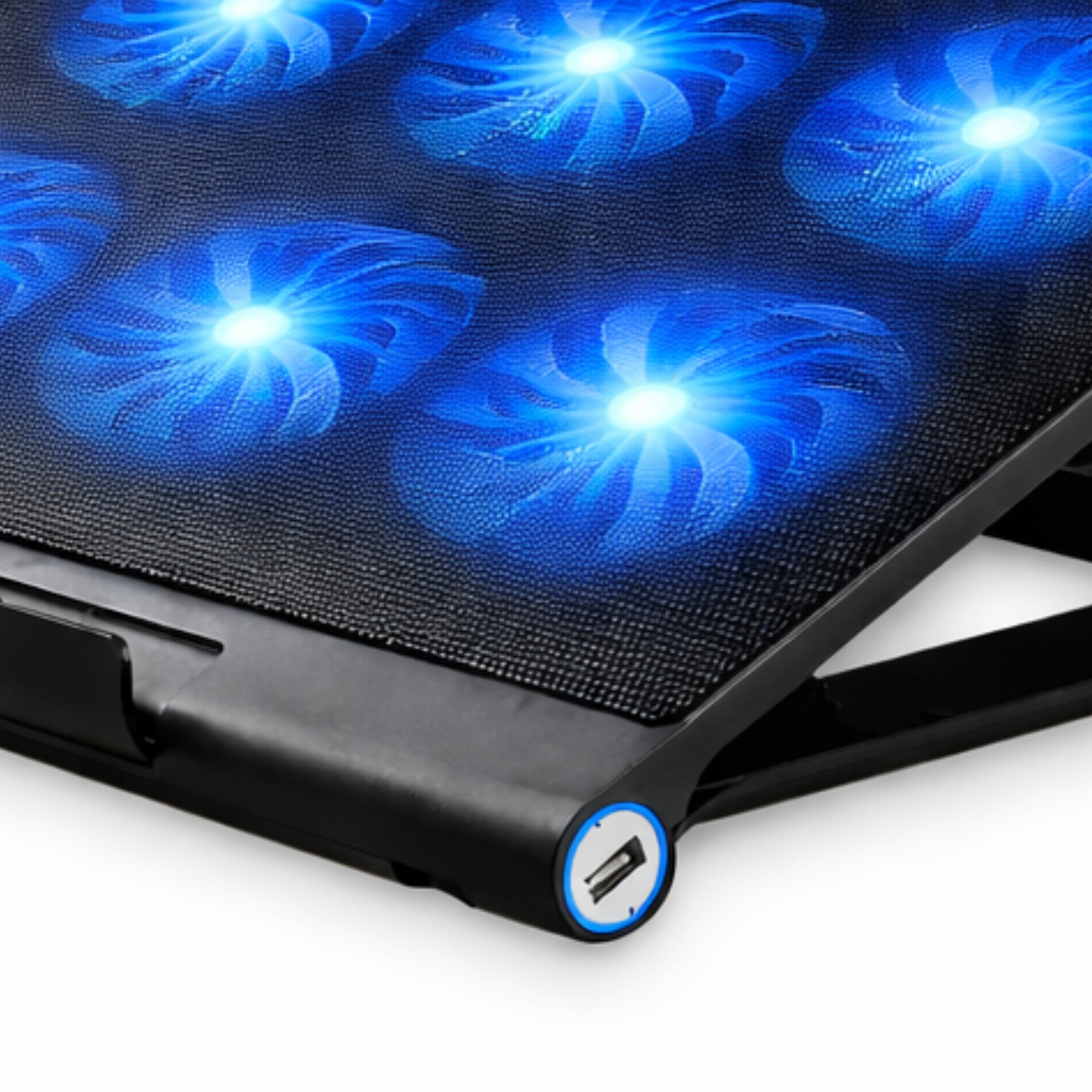Ventilador para Notebooks Gamer SIX FAN LED 1800 RPM 17" Max