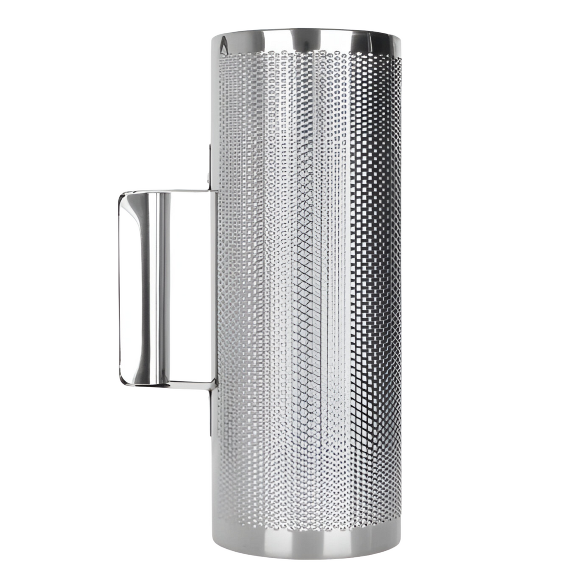 Guiro Musical Ultra Compacto Inoxidable 21x7cm + Cepillo