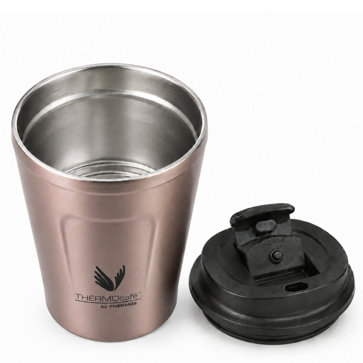 Vaso Termico MUG Thermos Rose Gold Acero Inoxidable 350ML