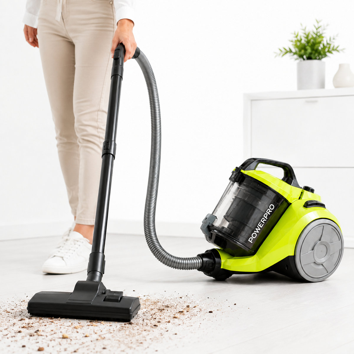 Aspiradora Black+Decker 2000W Power Pro Filtro Hepa VCBD8530