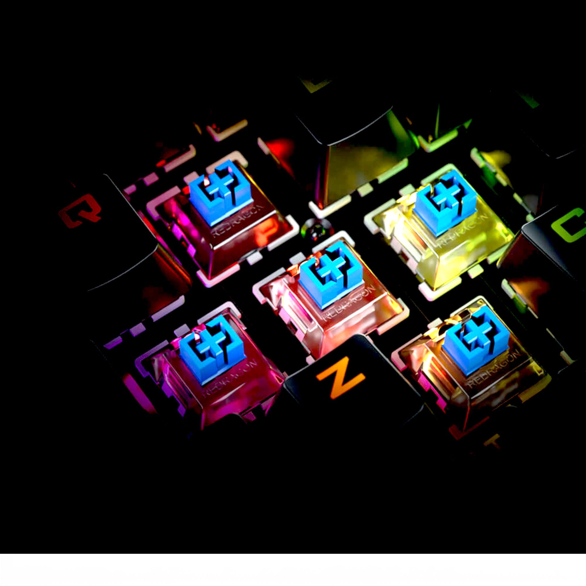Teclado Redragon Mecánico Para Una Mano RGB Diti K585