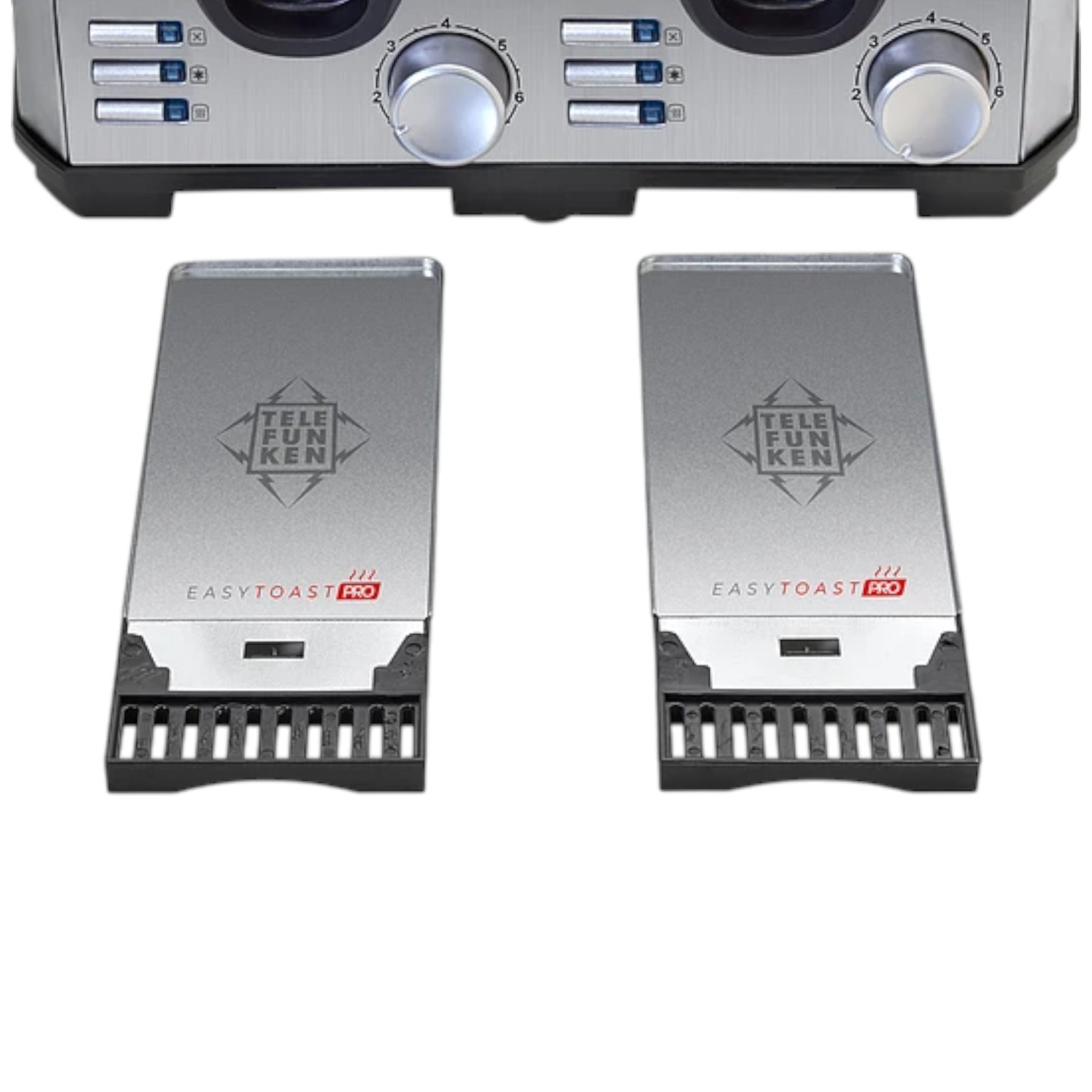 Tostador Eléctrico Doble (4en1) Easy Toast Pro Inox 1450W