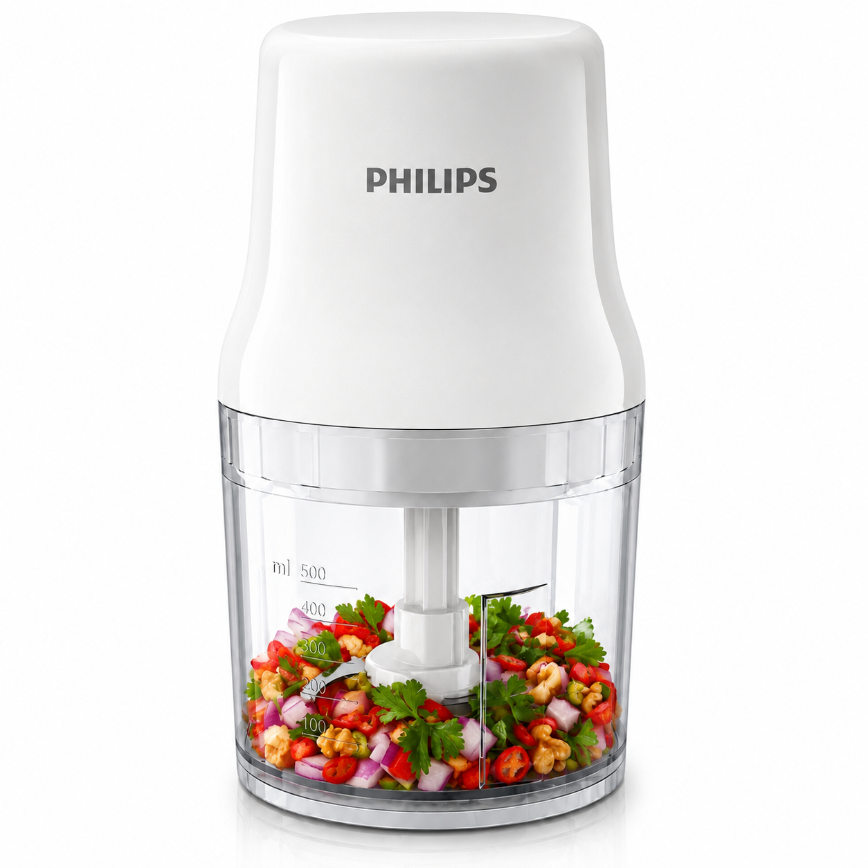 Picadora Philips HR1393 Multifuncional 700ML - 450W - Inox