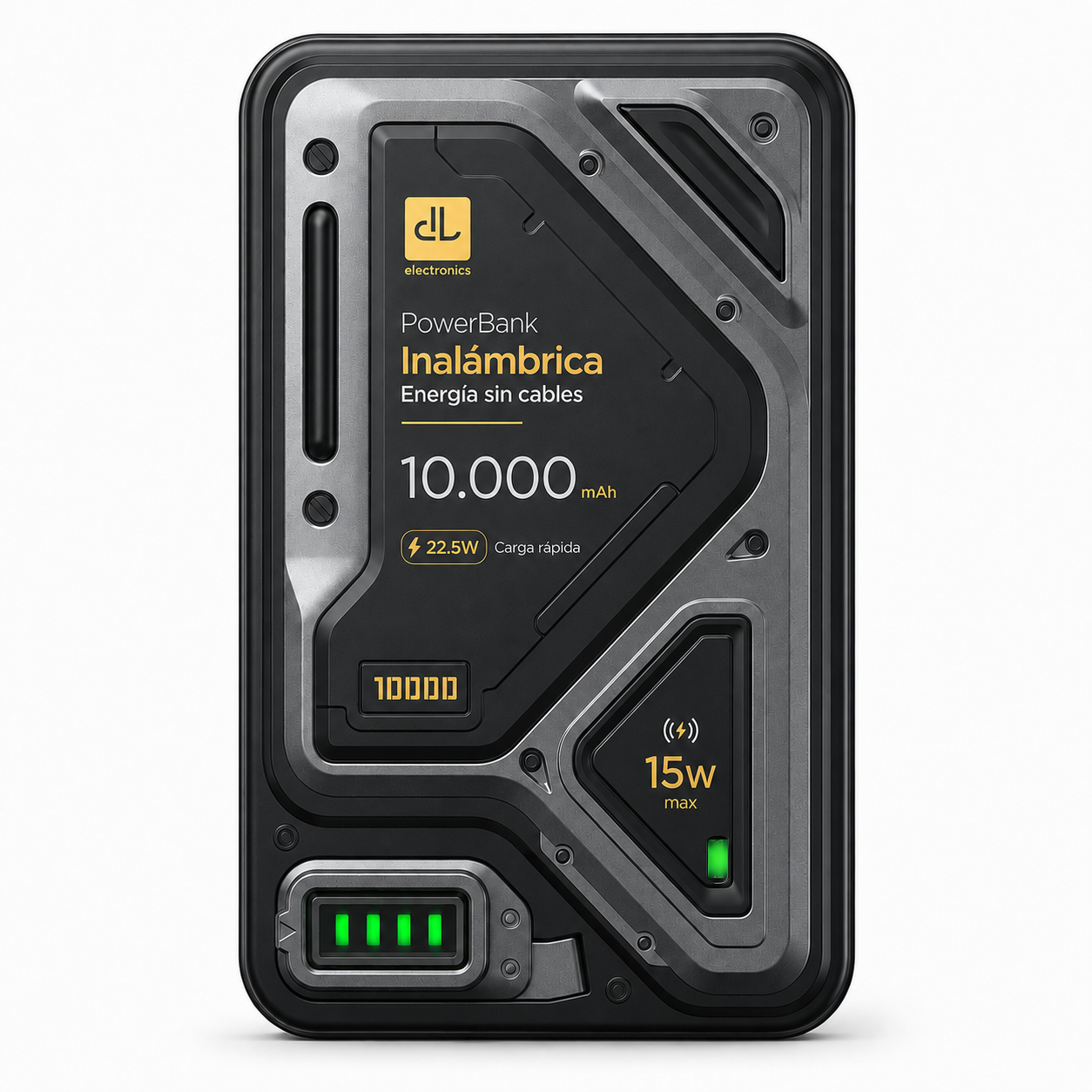 Powerbank de Carga Inalámbrica de Inducción 10A Carga Rápida