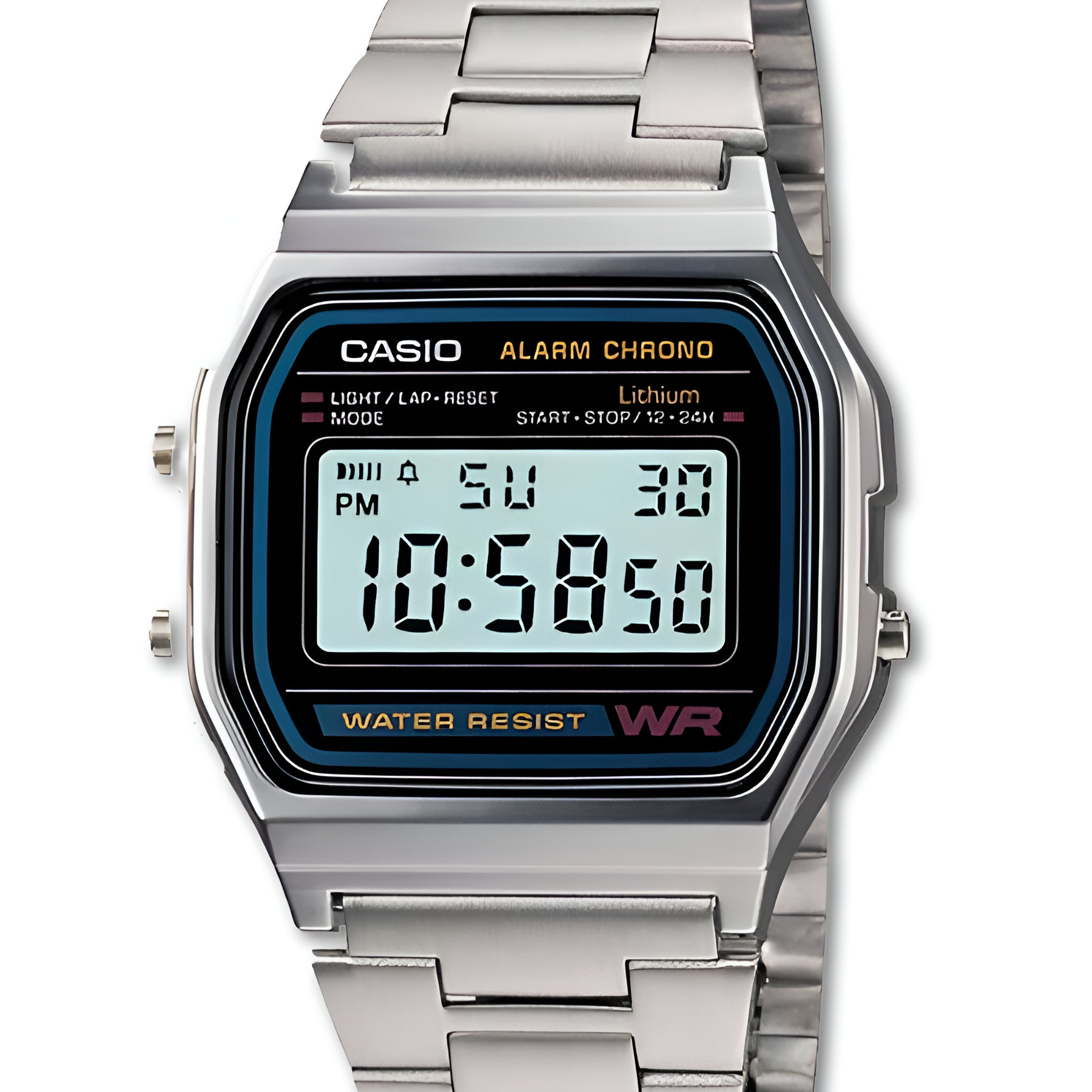 Reloj Casio Digital Classic Silver Edition A158WA-1DF
