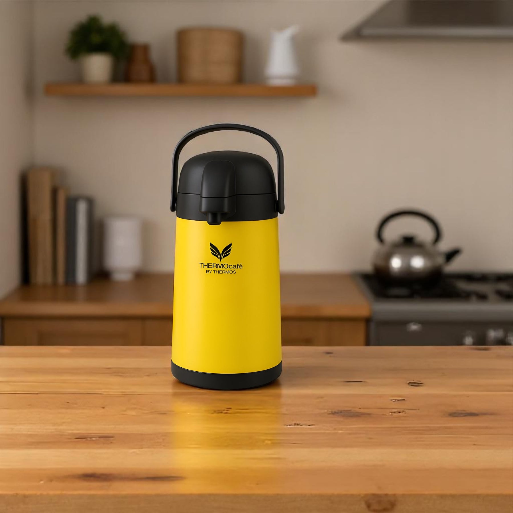 Termo Sifón Acero Inoxidable 1.9LT Amarillo Thermos CLN-19SU