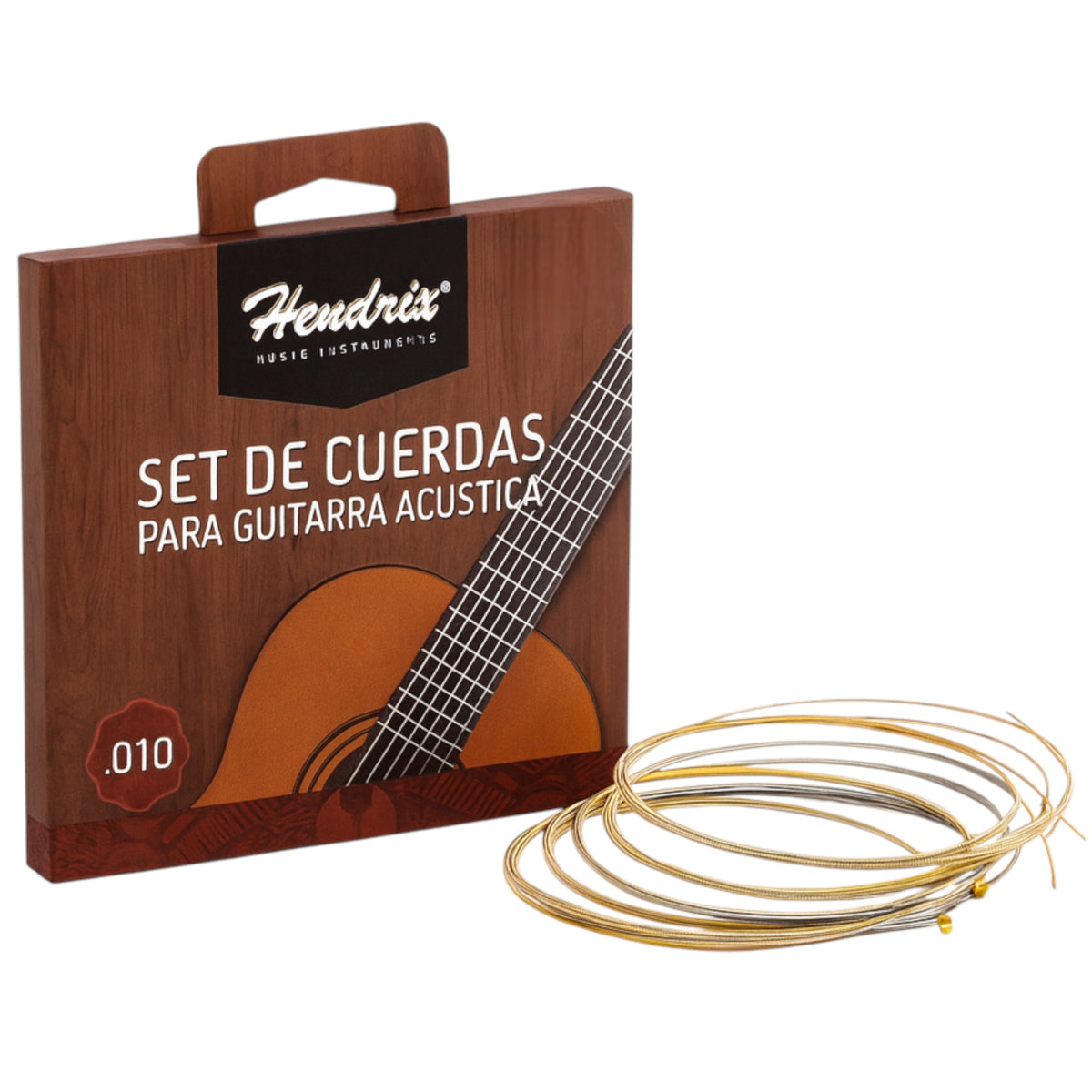 Cuerda De Guitarra Acustica Metalicas Hendrix Hx0036 Pro.