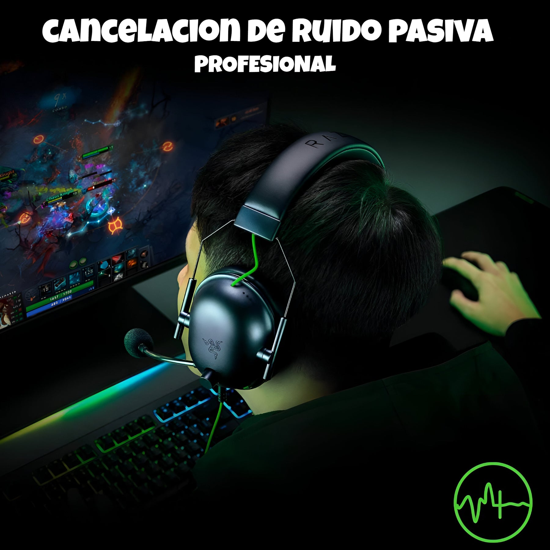 Audifonos Gamer Razer Black Shark V2 X Audio 7.1 Pc Ps4 Xbox