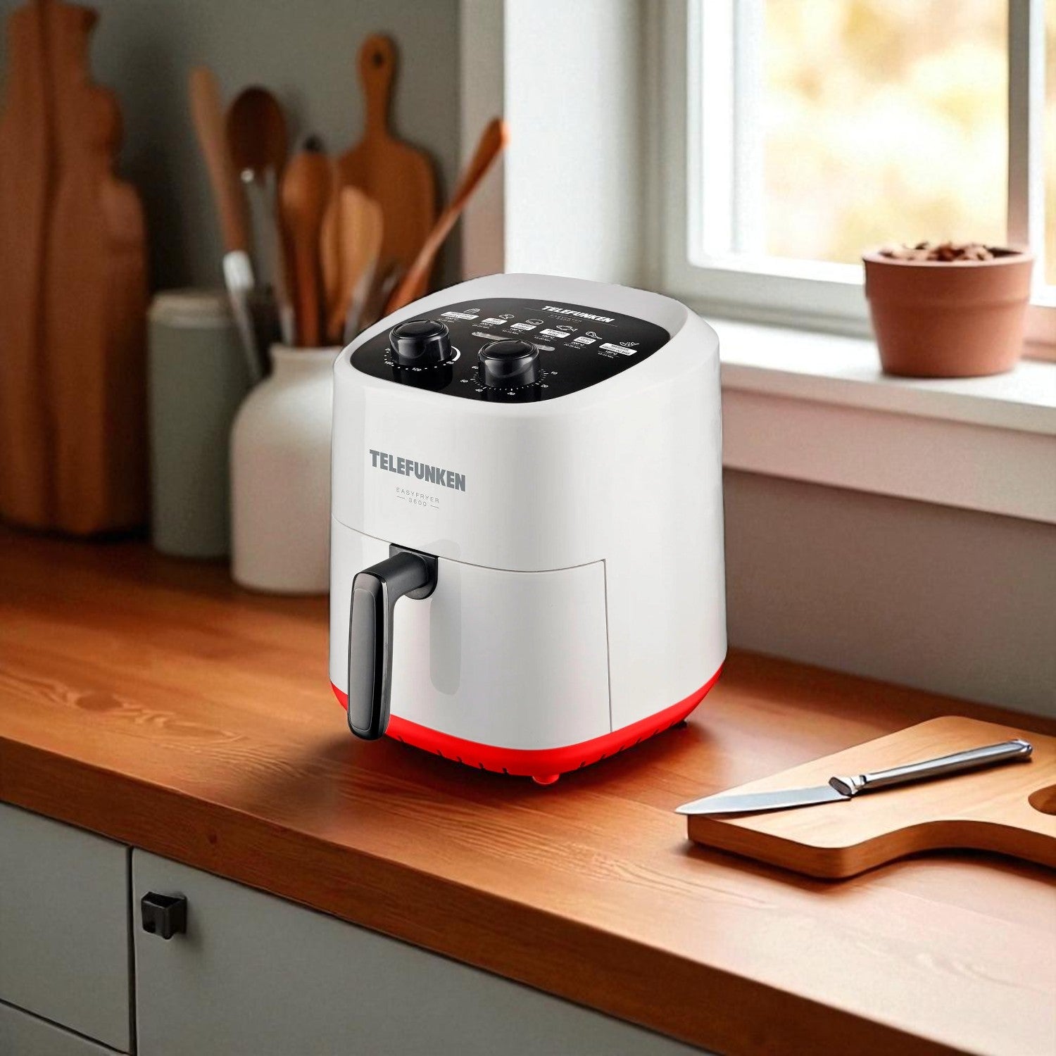 Freidora de Aire TELEFUNKEN 1400w EasyFryer 3.6 LT 200° Max