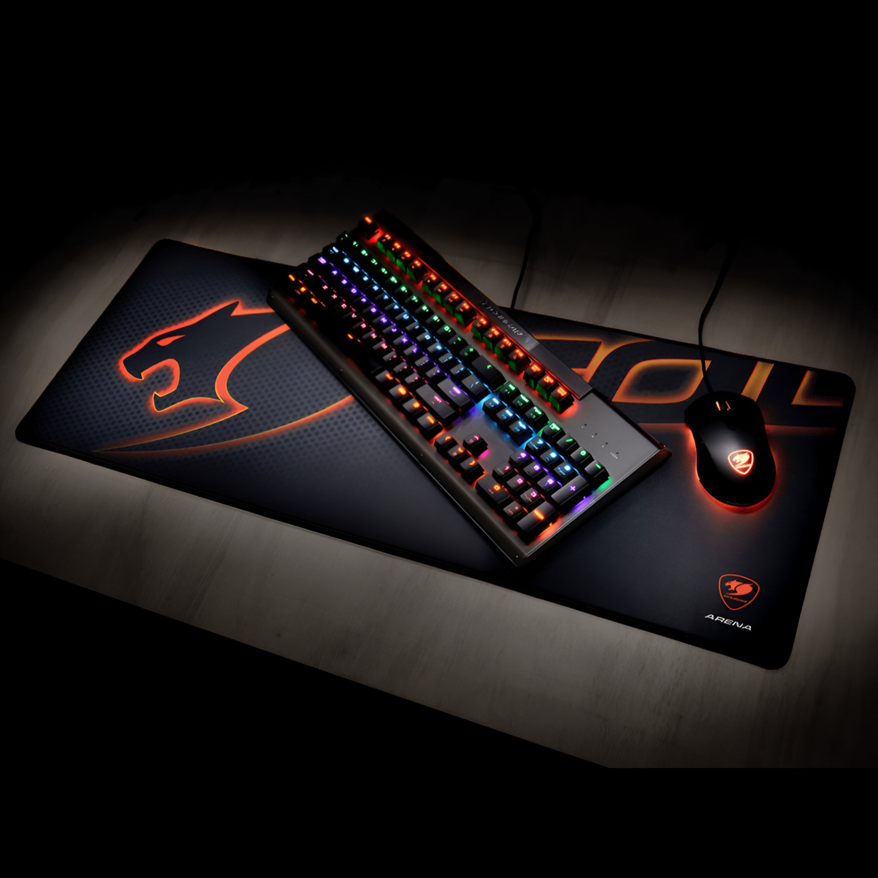Mouse Pad Cougar Arena Black Gaming Extended Edition