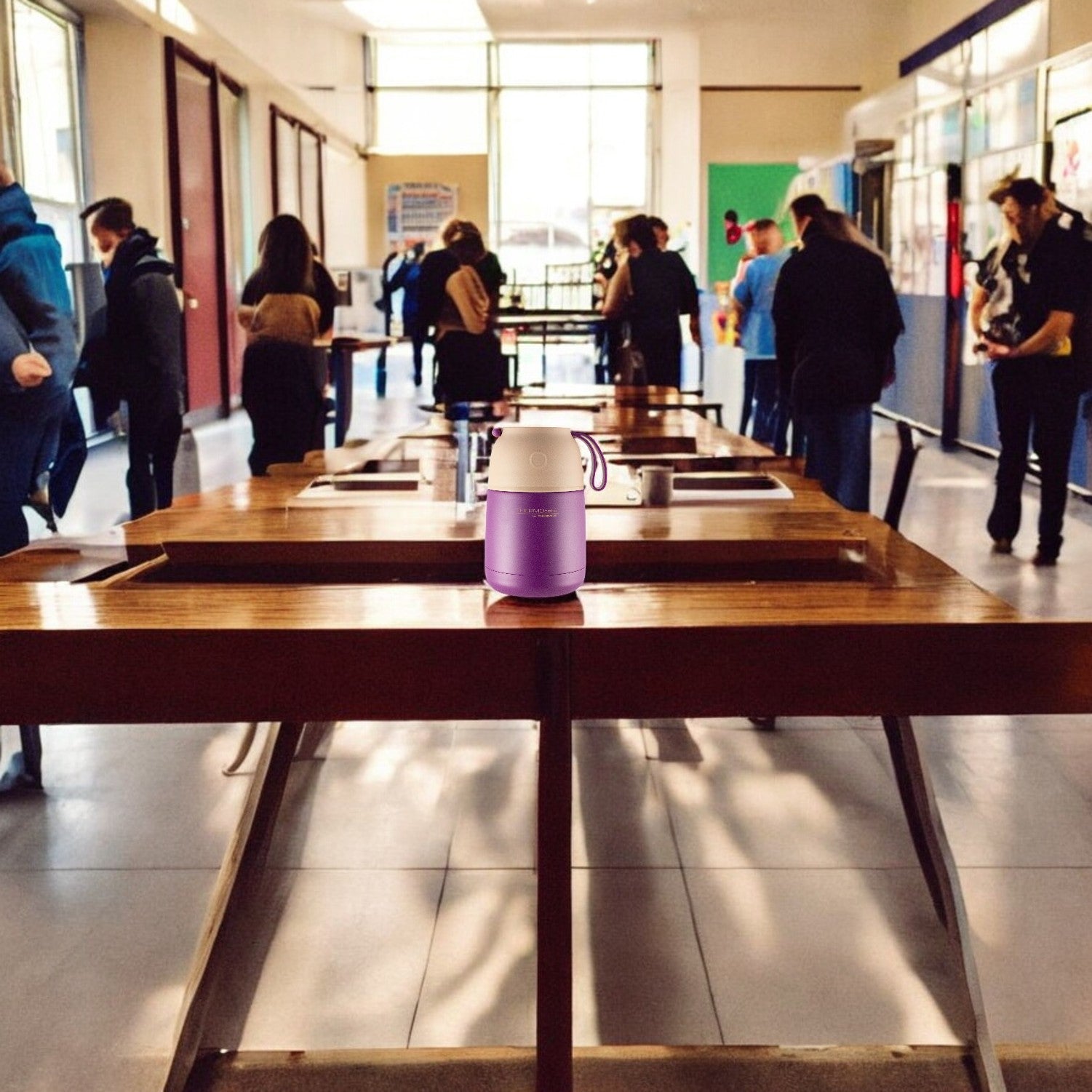 Termo de Comida Inox Cool BS25 450ML Purple Thermos FJ-450PU