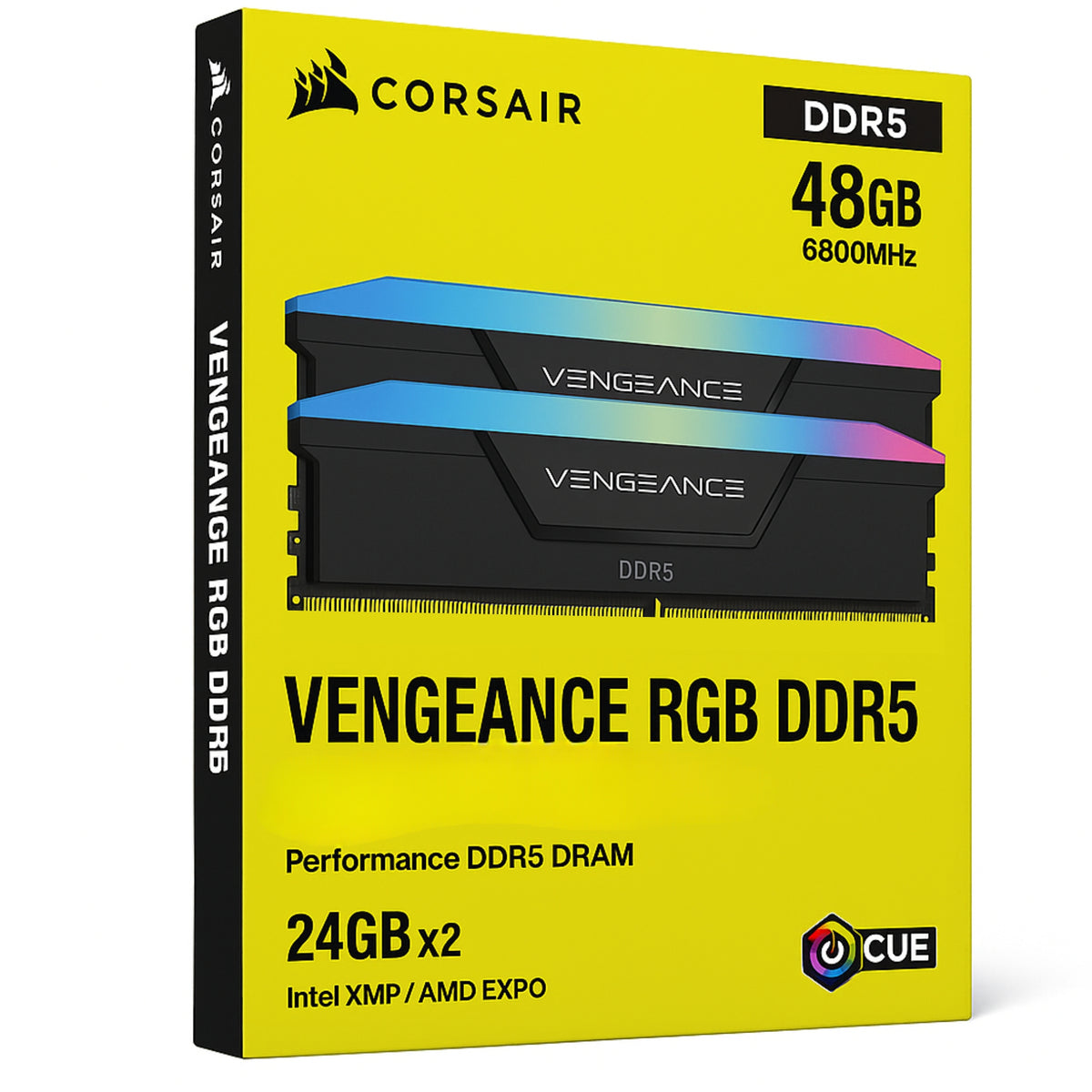 Memoria Ram Corsair Vengeance 48GB (2x24gb) DDR5 RGB 6800Mhz