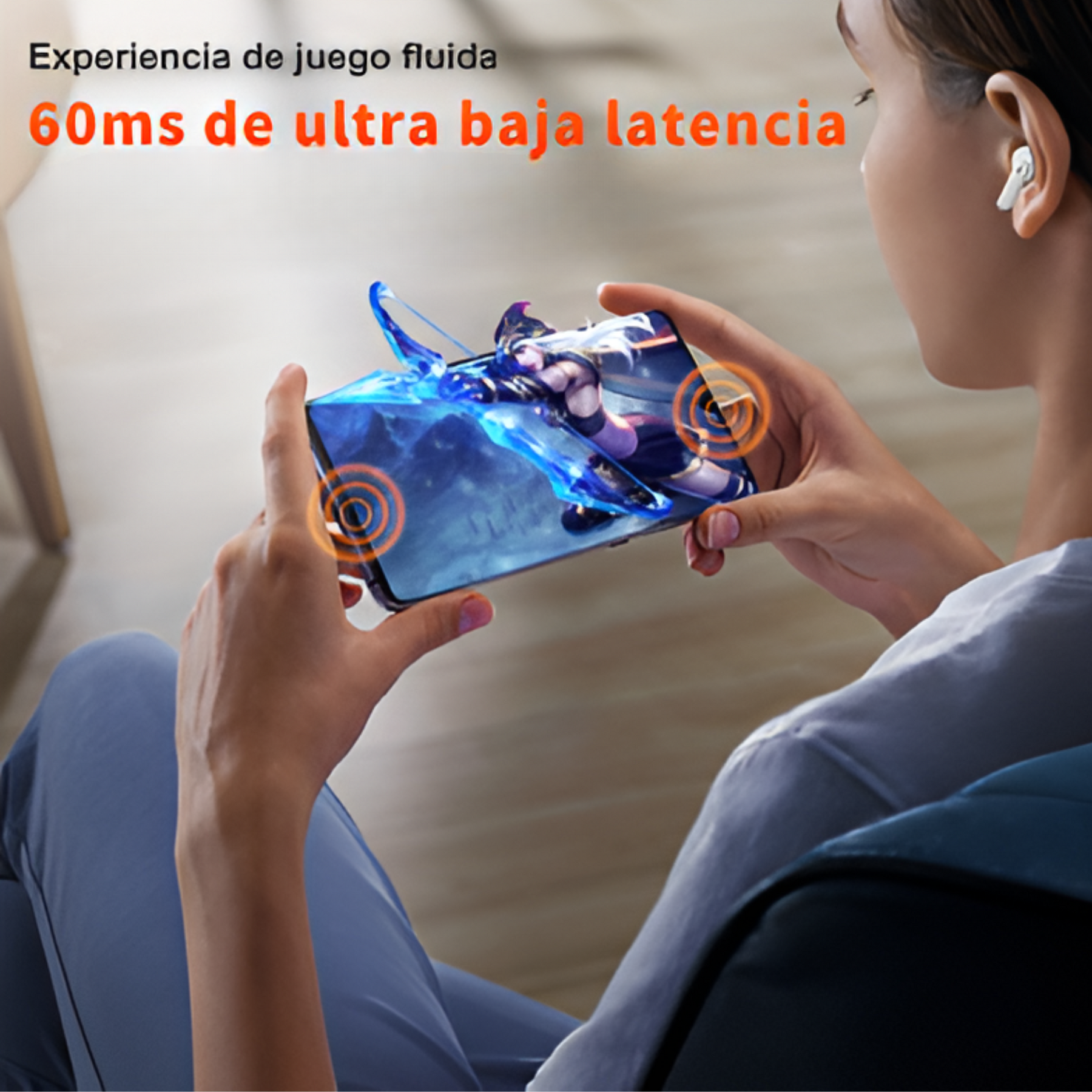 Audífonos Fiddler Minipod Bluetooth Touch Autonomía de 5Hrs