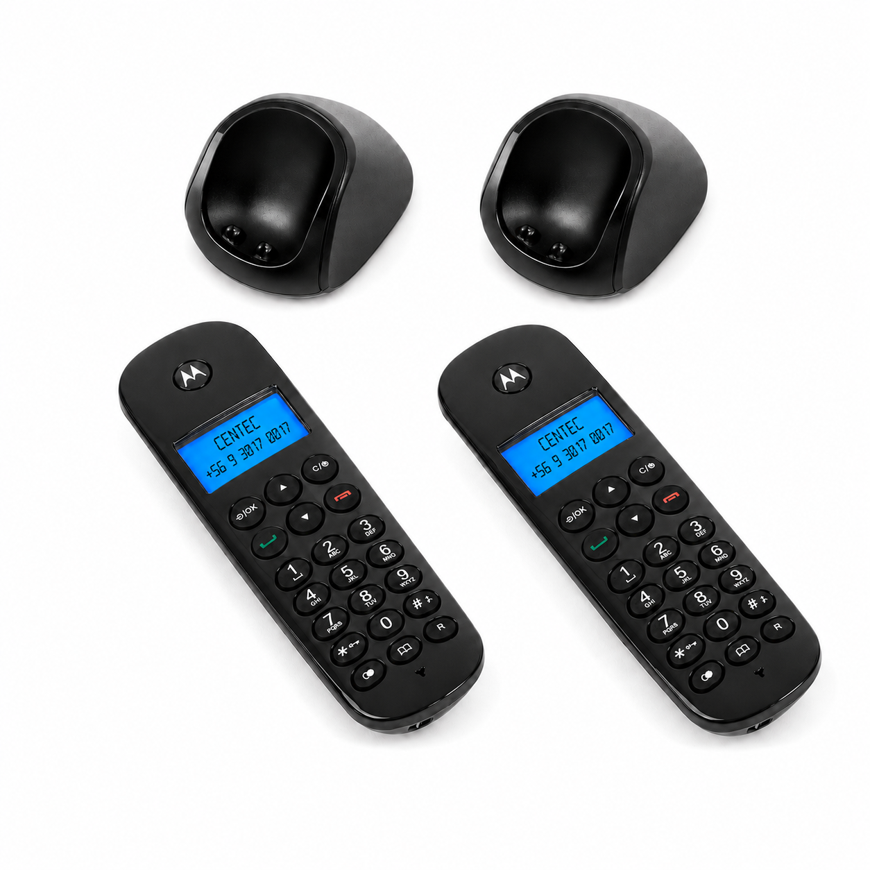 Pack de 2 Teléfonos Inalámbricos Motorola M700-2 Dual HD